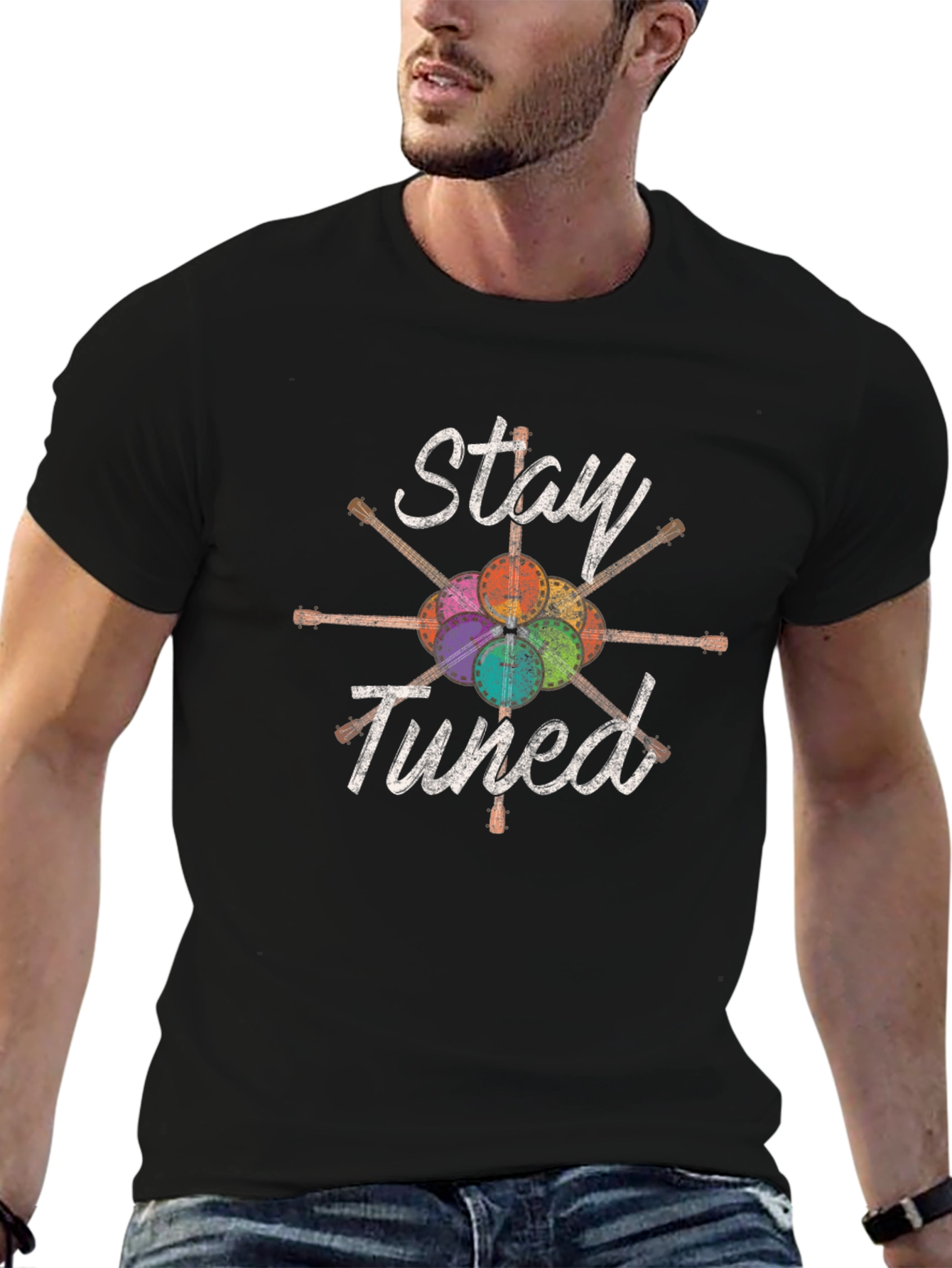 Stay Tuned Drum Set T-Shirt