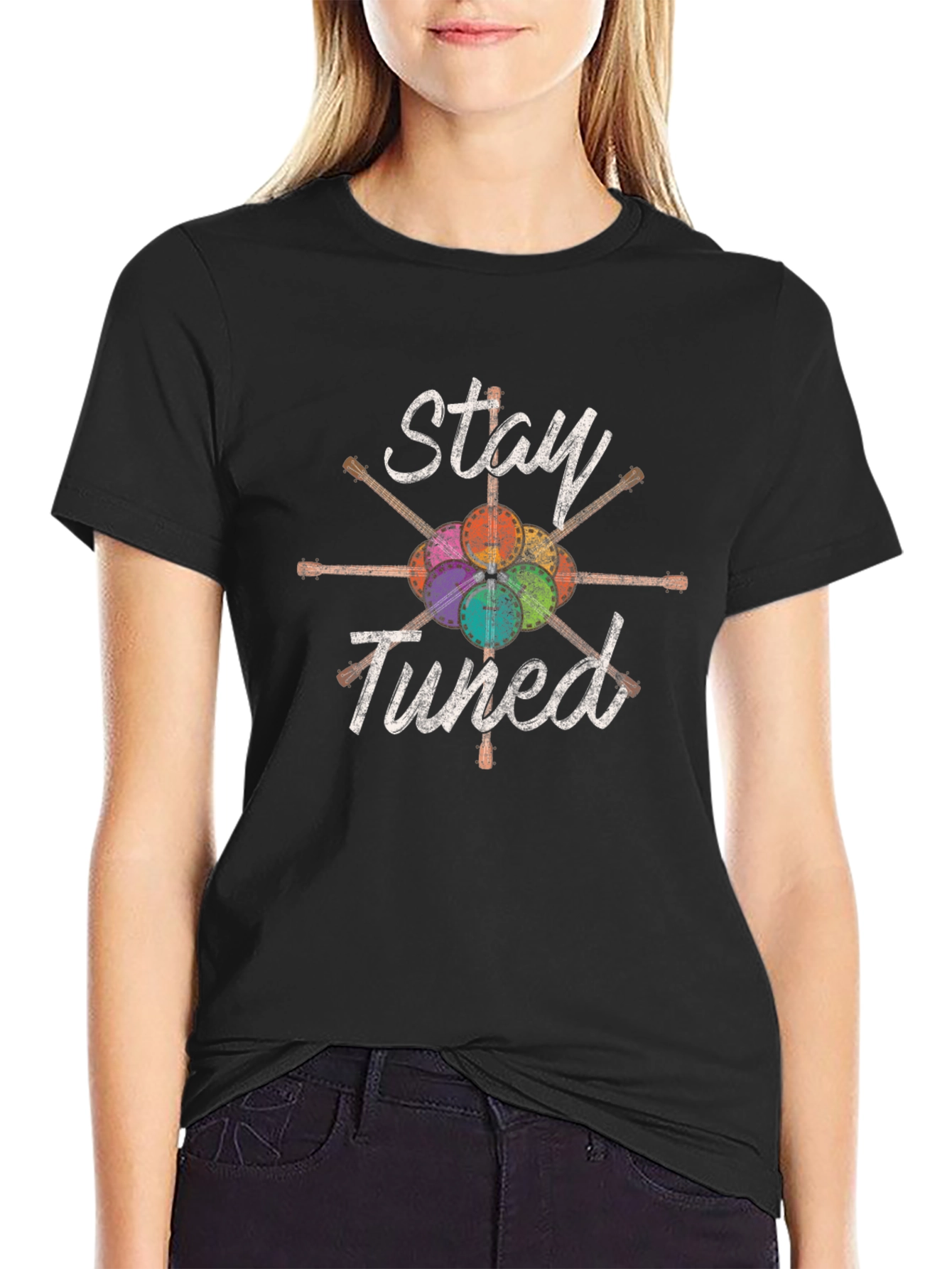 Stay Tuned Drum Set T-Shirt