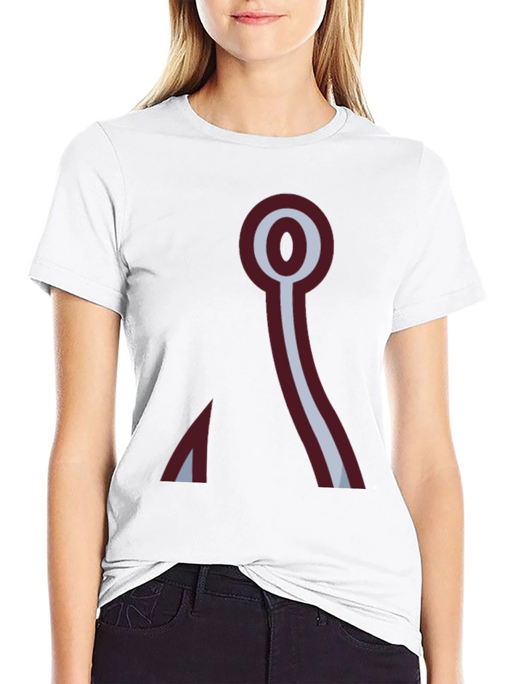 Abstract Symbol Graphic Print T-Shirt