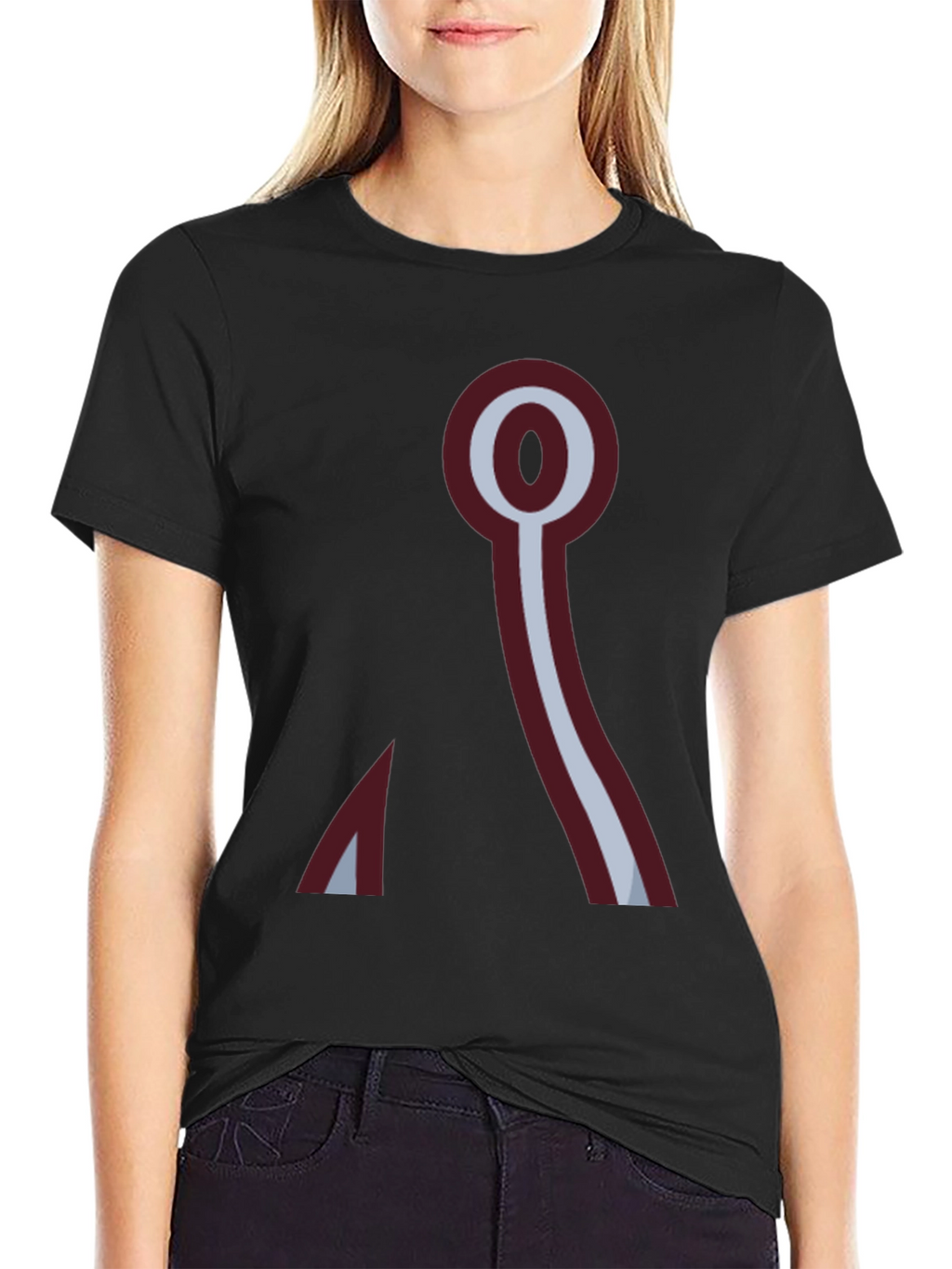 Abstract Symbol Graphic Print T-Shirt