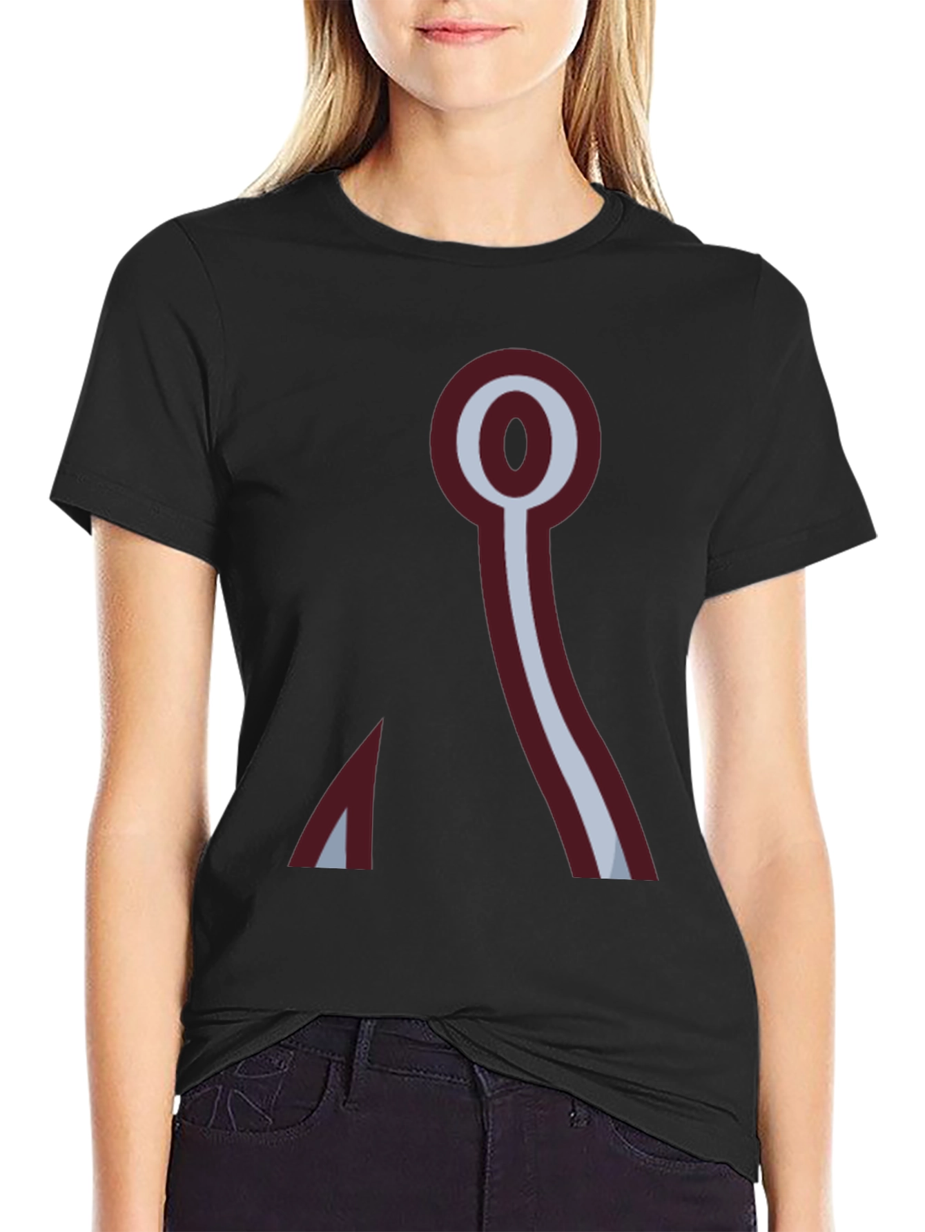 Abstract Symbol Graphic Print T-Shirt