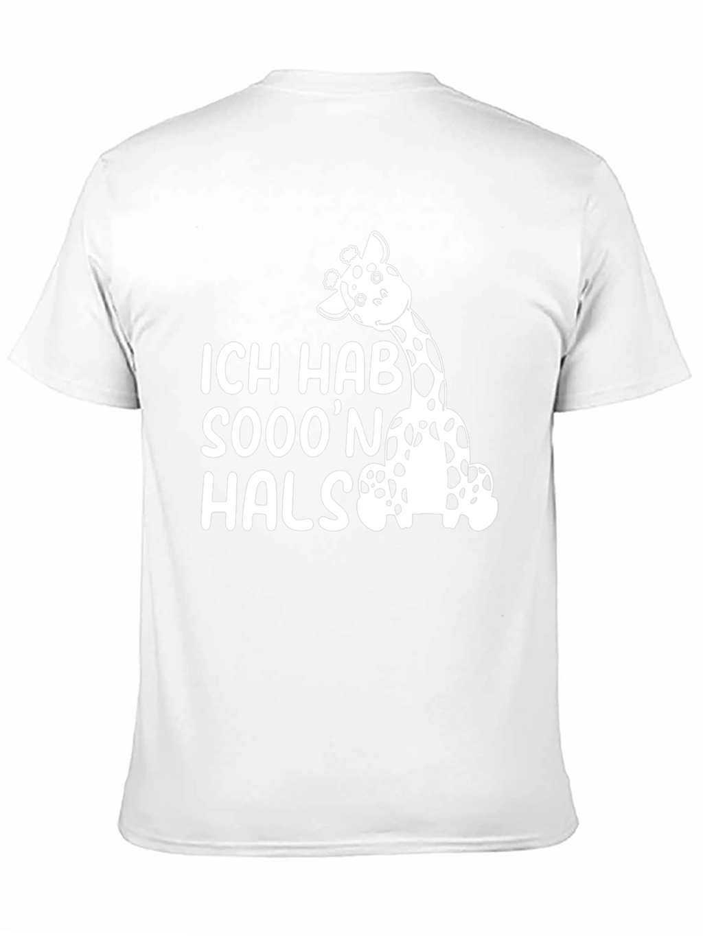 Ich Hab Sooon Hals Giraffe Graphic T-Shirt