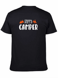 Happy Camper Graphic T-Shirt - Camping Adventure Tee