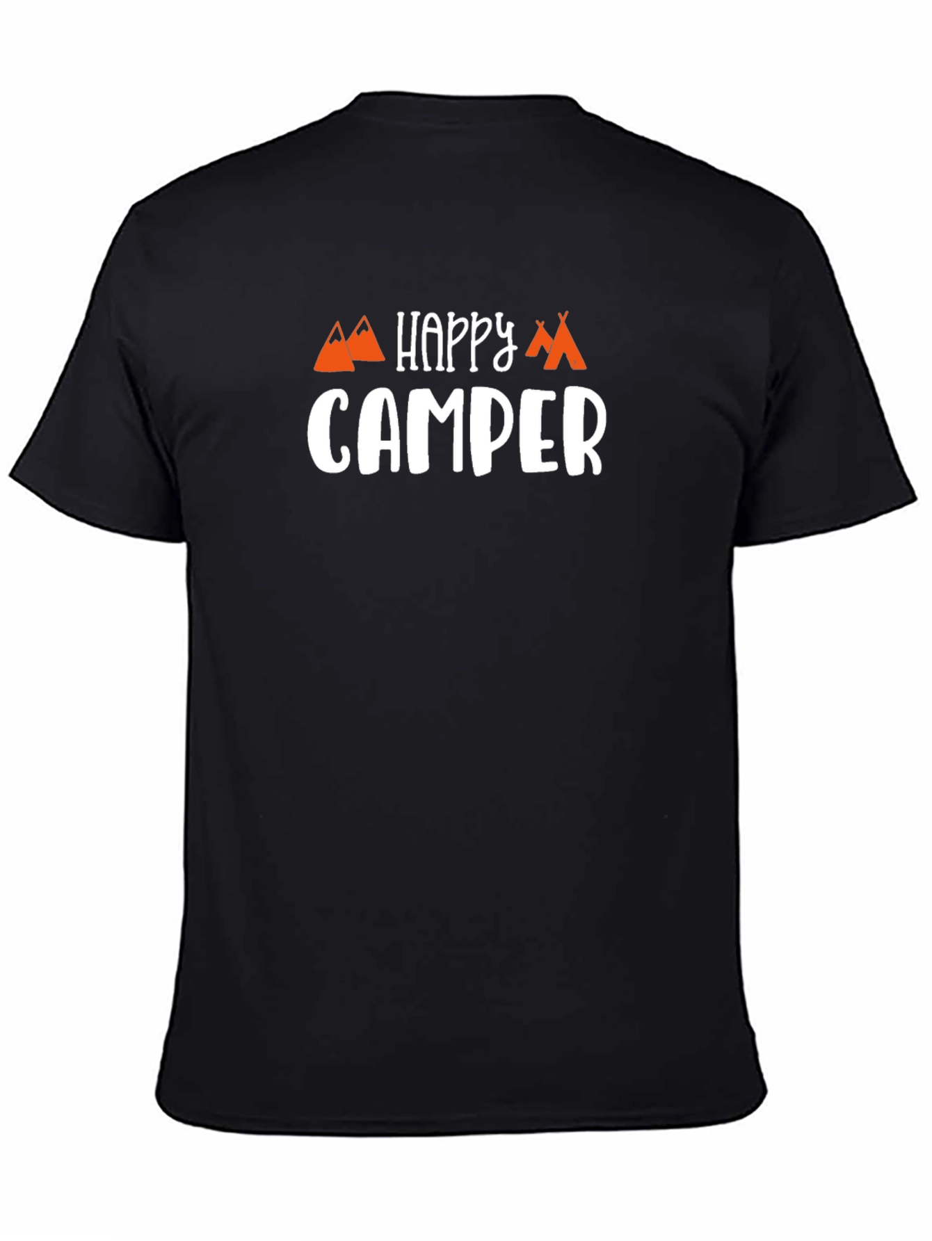 Happy Camper Graphic T-Shirt - Camping Adventure Tee