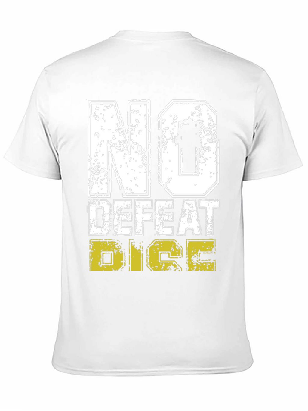 No Defeat Dice Graphic Tee - Black