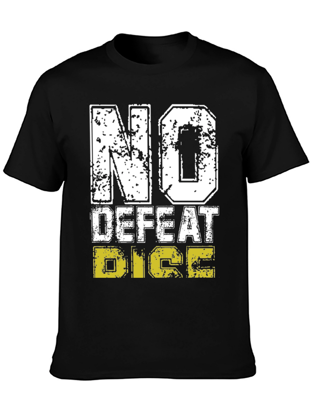 No Defeat Dice Graphic Tee - Black