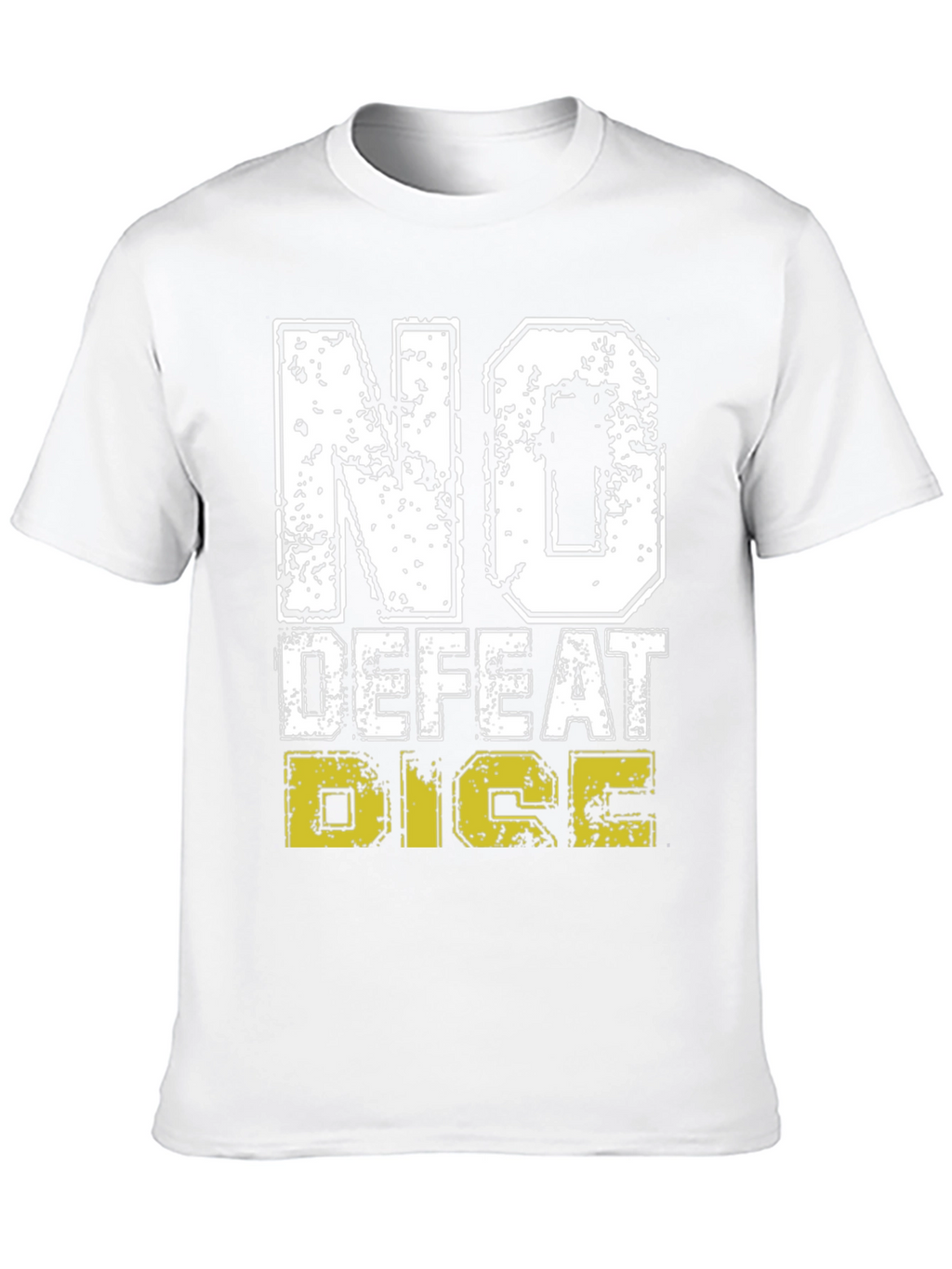 No Defeat Dice Graphic Tee - Black