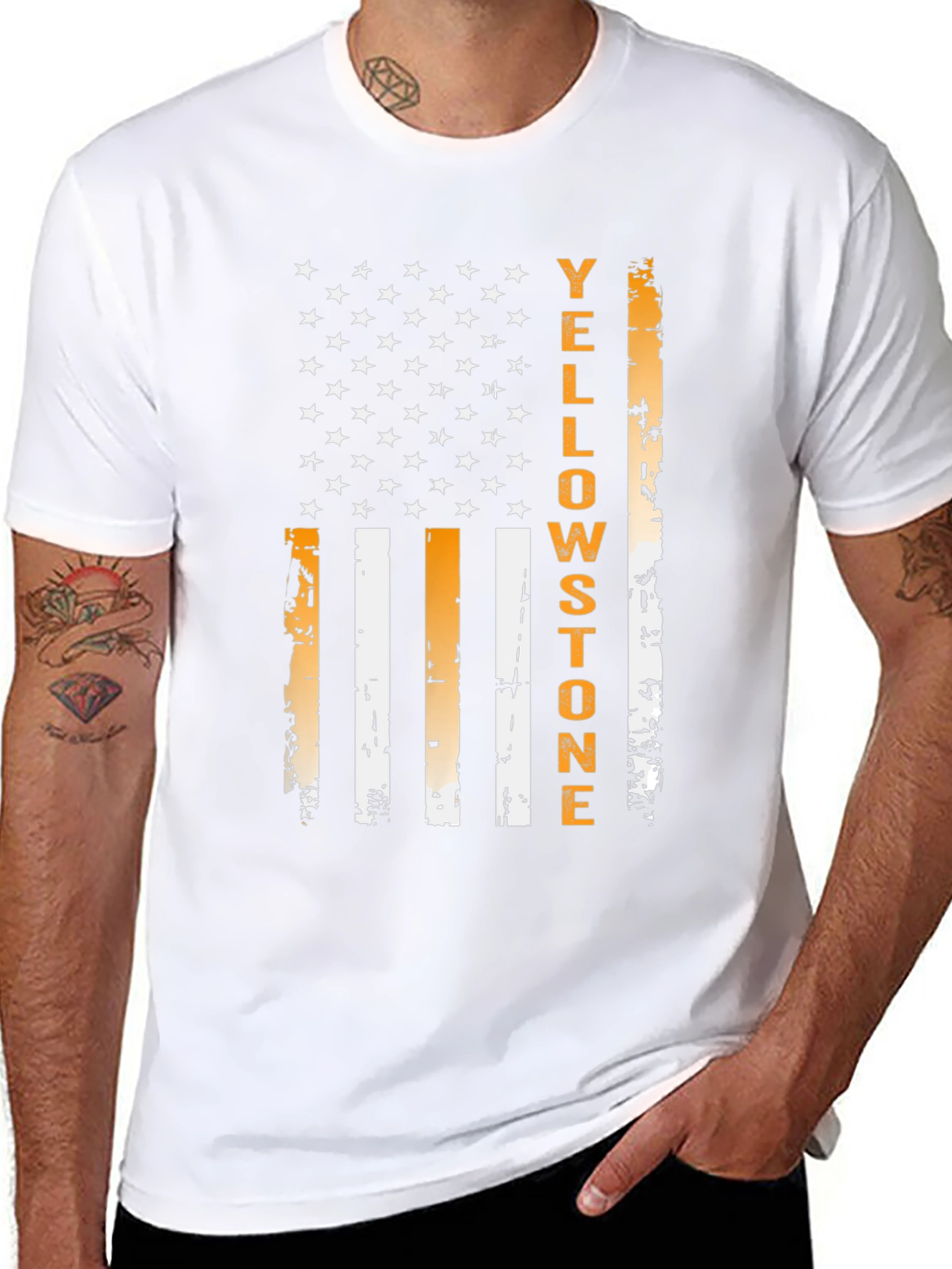 Yellowstone American Flag T-Shirt