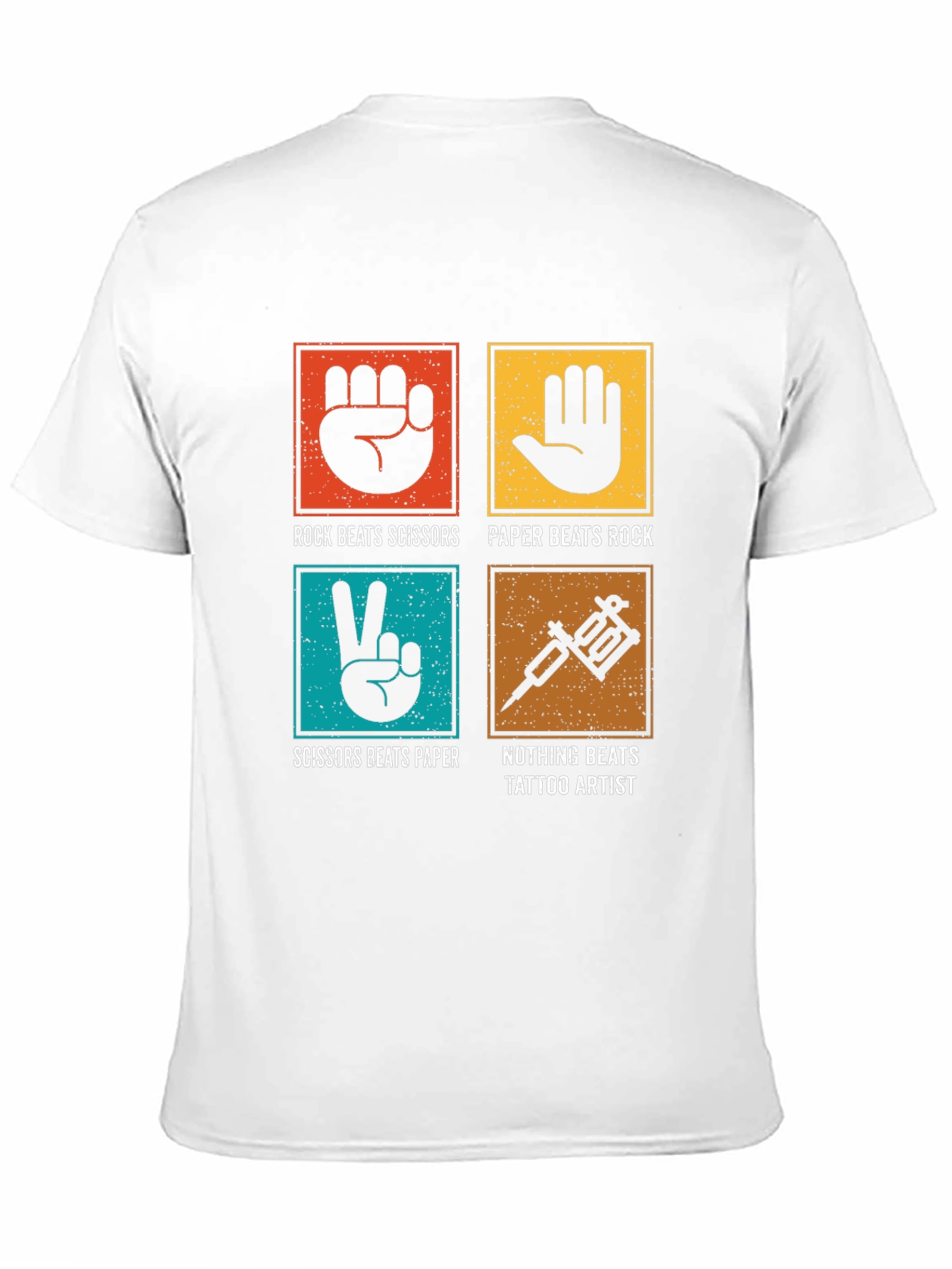 Rock Paper Scissors Tattoo Artist Graphic Tee