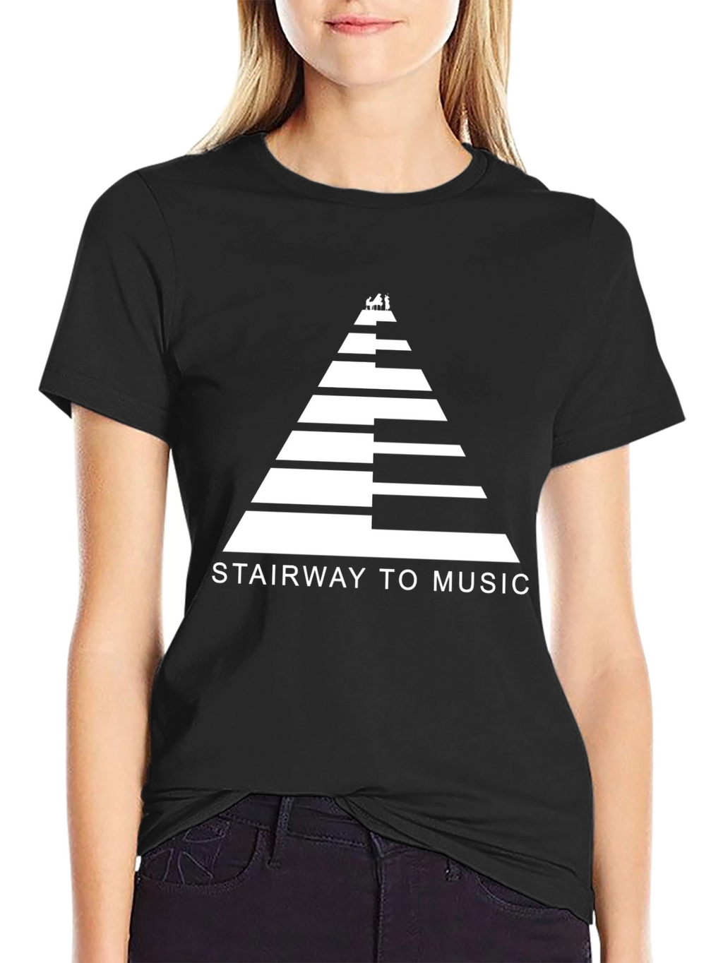 Stairway to Music Graphic Tee - Unisex