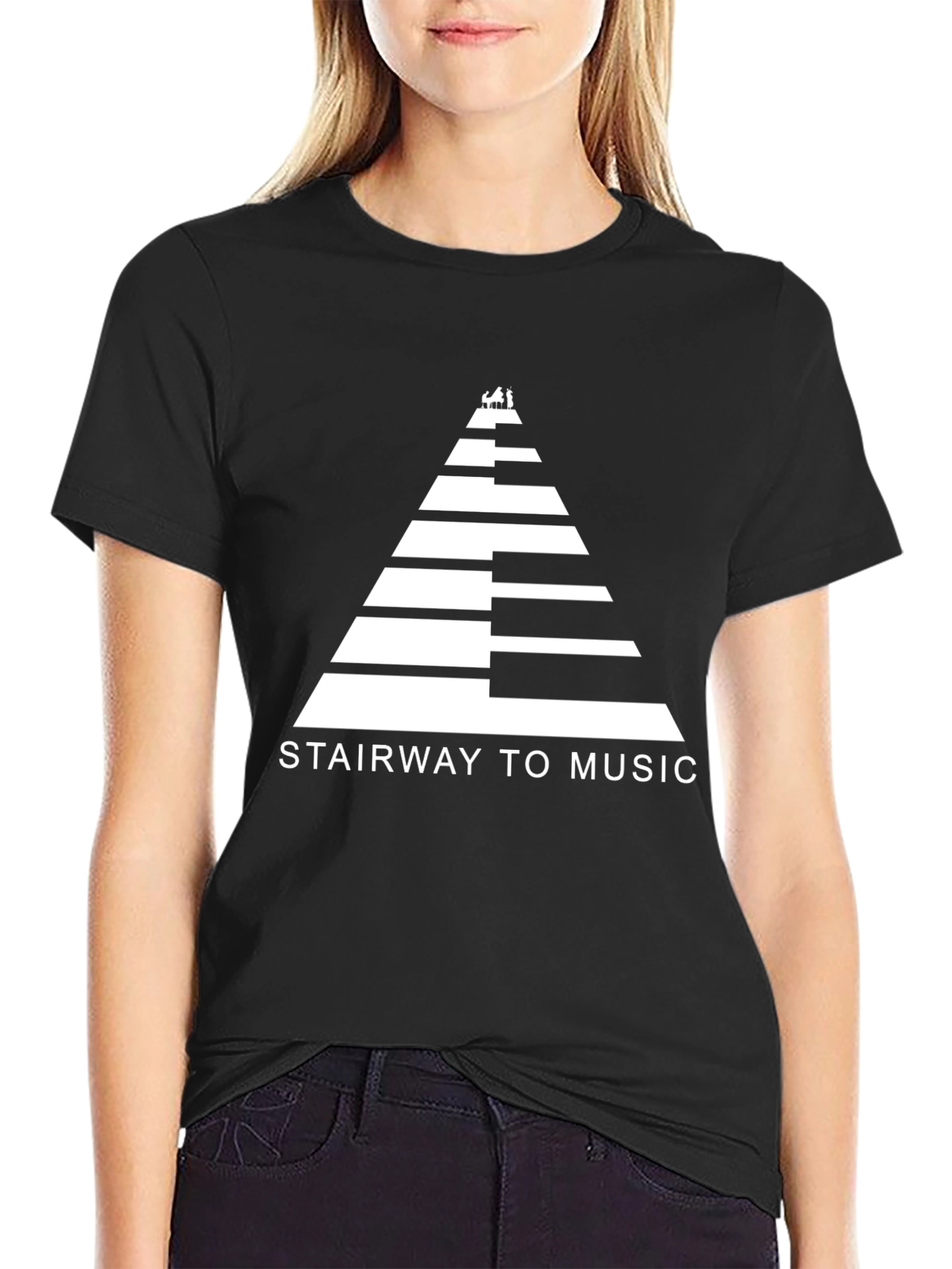 Stairway to Music Graphic Tee - Unisex