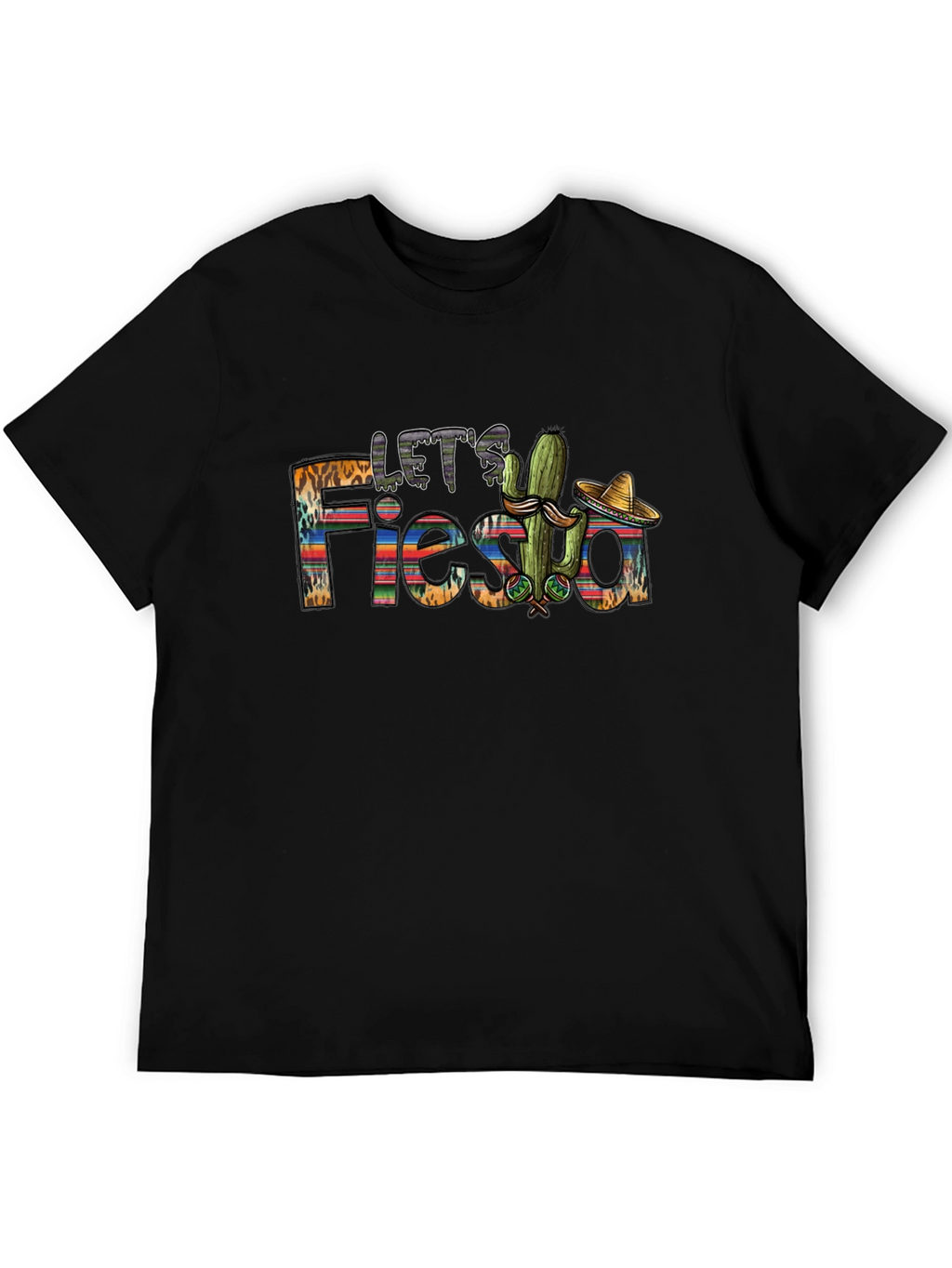 Lets Fiesta Graphic T-Shirt