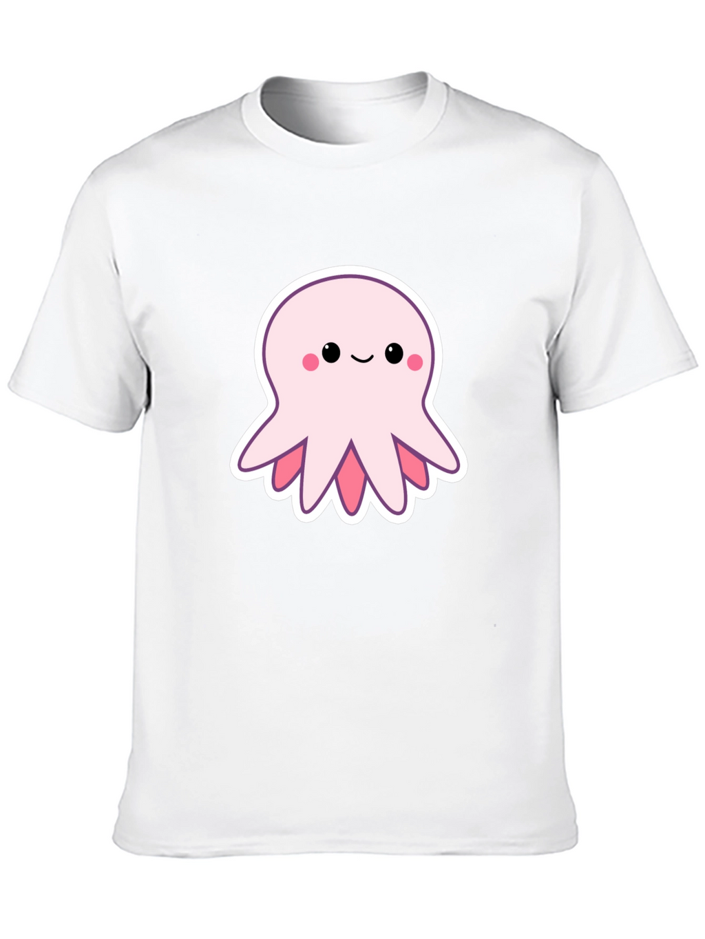 Cute Octopus Graphic Tee - Stylish Black T-Shirt