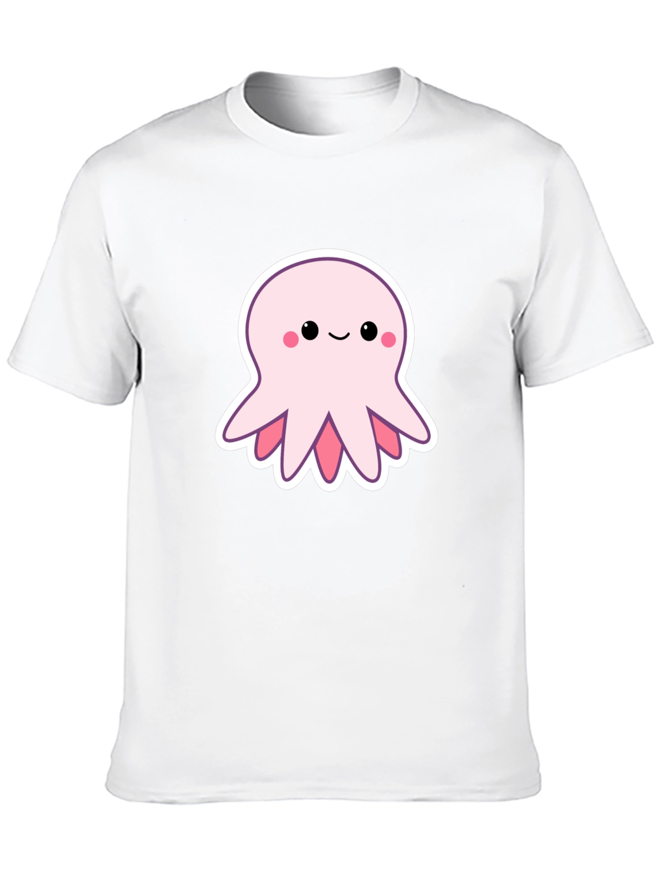 Cute Octopus Graphic Tee - Stylish Black T-Shirt