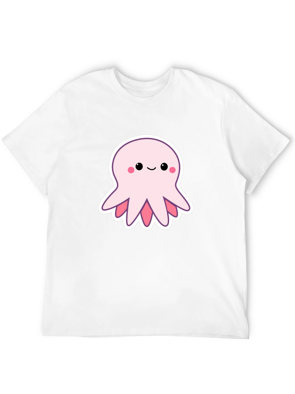 Cute Octopus Graphic Tee - Stylish Black T-Shirt