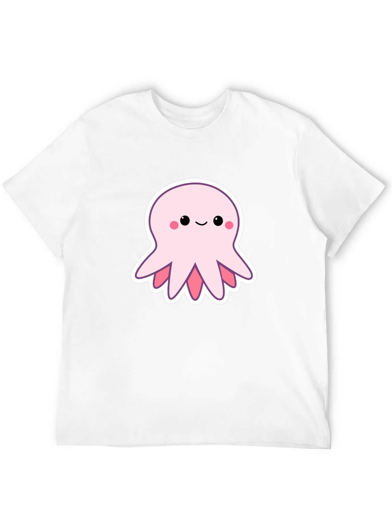 Cute Octopus Graphic Tee - Stylish Black T-Shirt