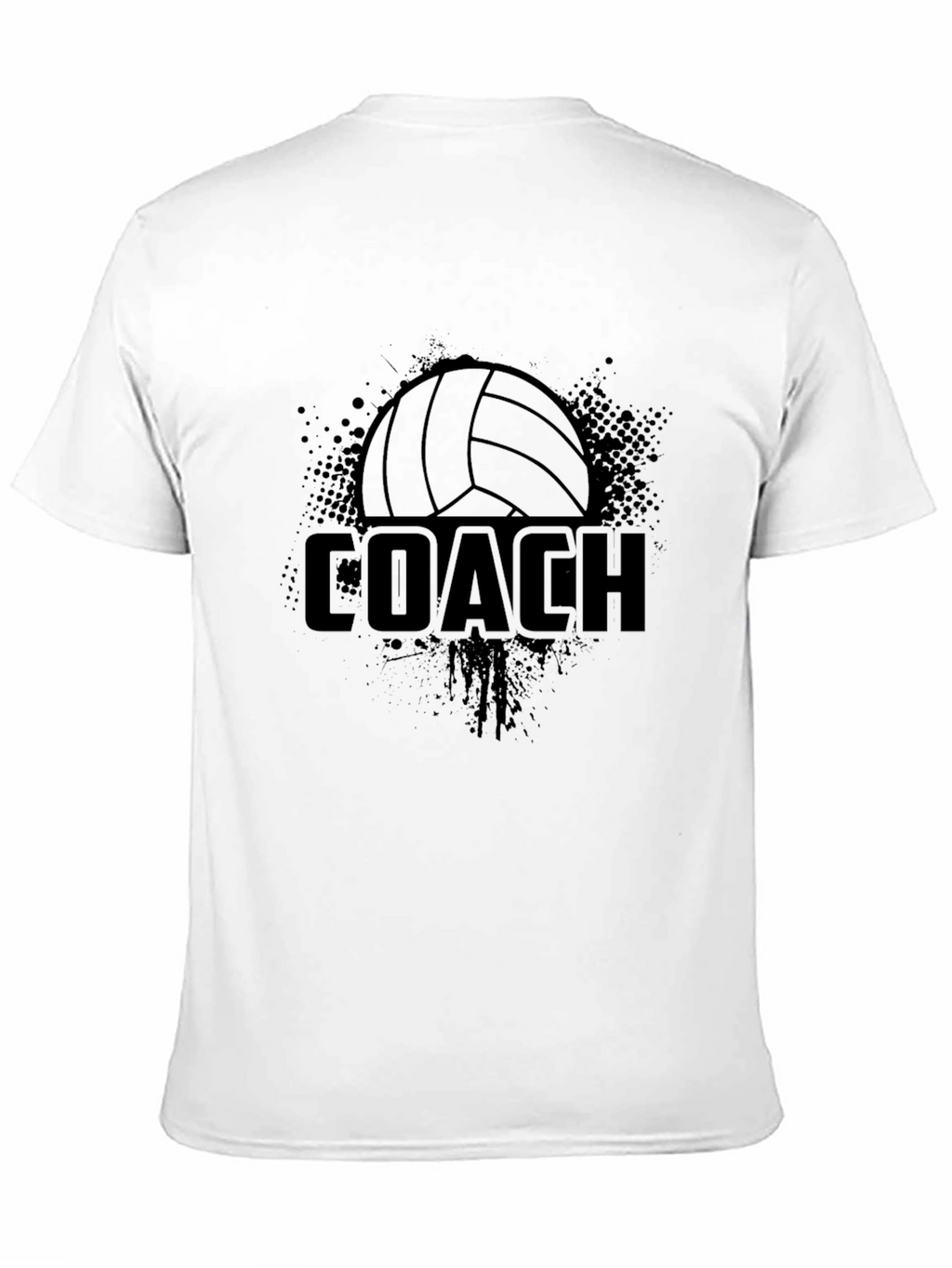 Volleyball Coach Graphic Tee - Black T-Shirt
