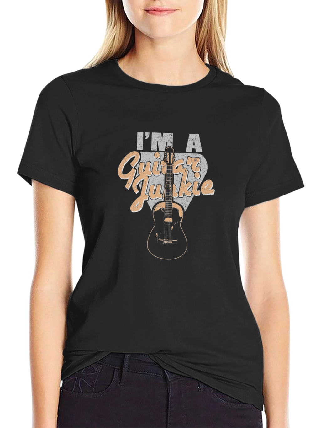 Guitar Junkie Graphic Tee - Music Lover T-Shirt