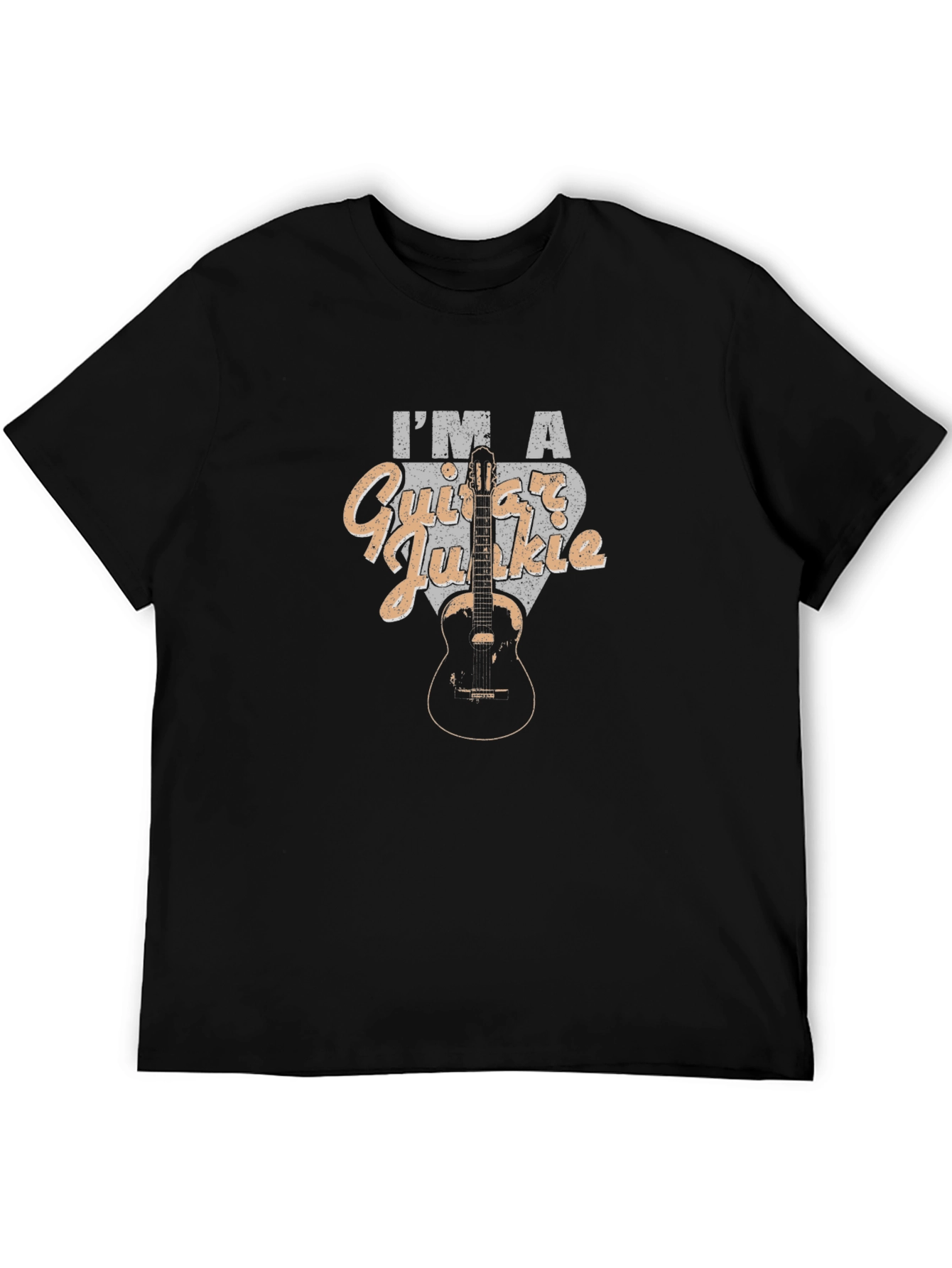 Guitar Junkie Graphic Tee - Music Lover T-Shirt