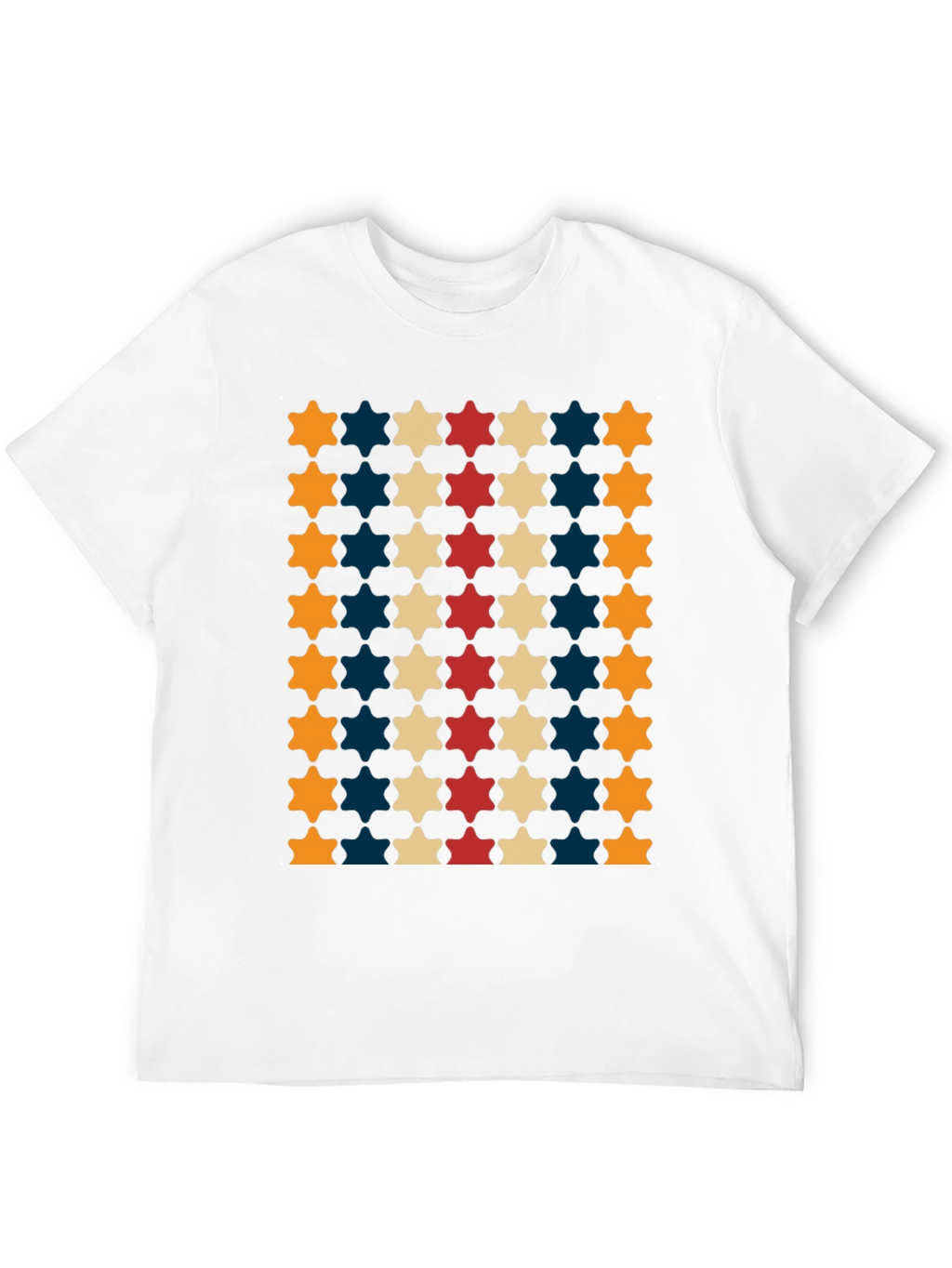 Patterned Star T-Shirt