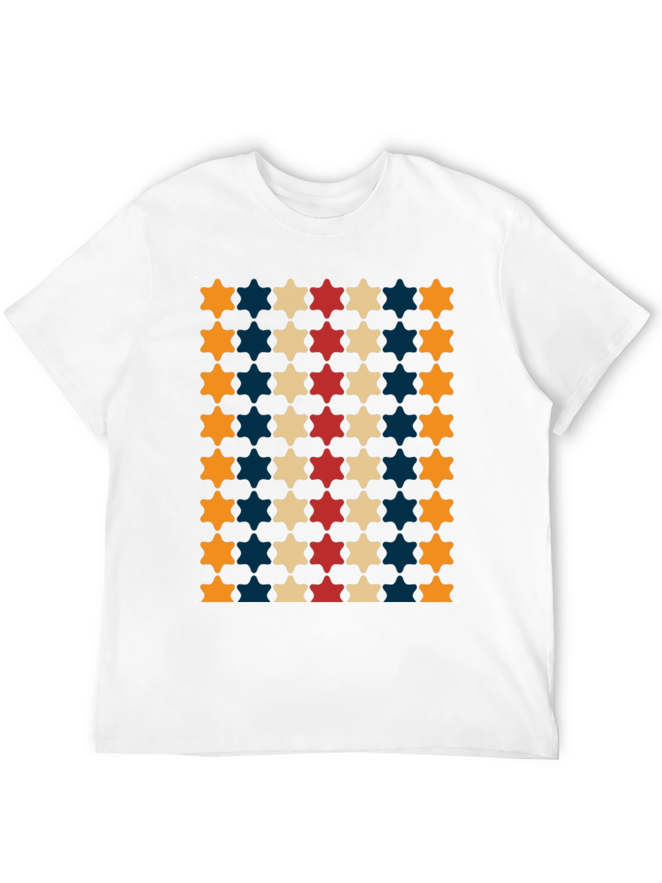 Patterned Star T-Shirt