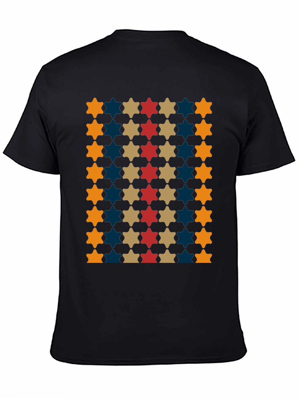 Patterned Star T-Shirt