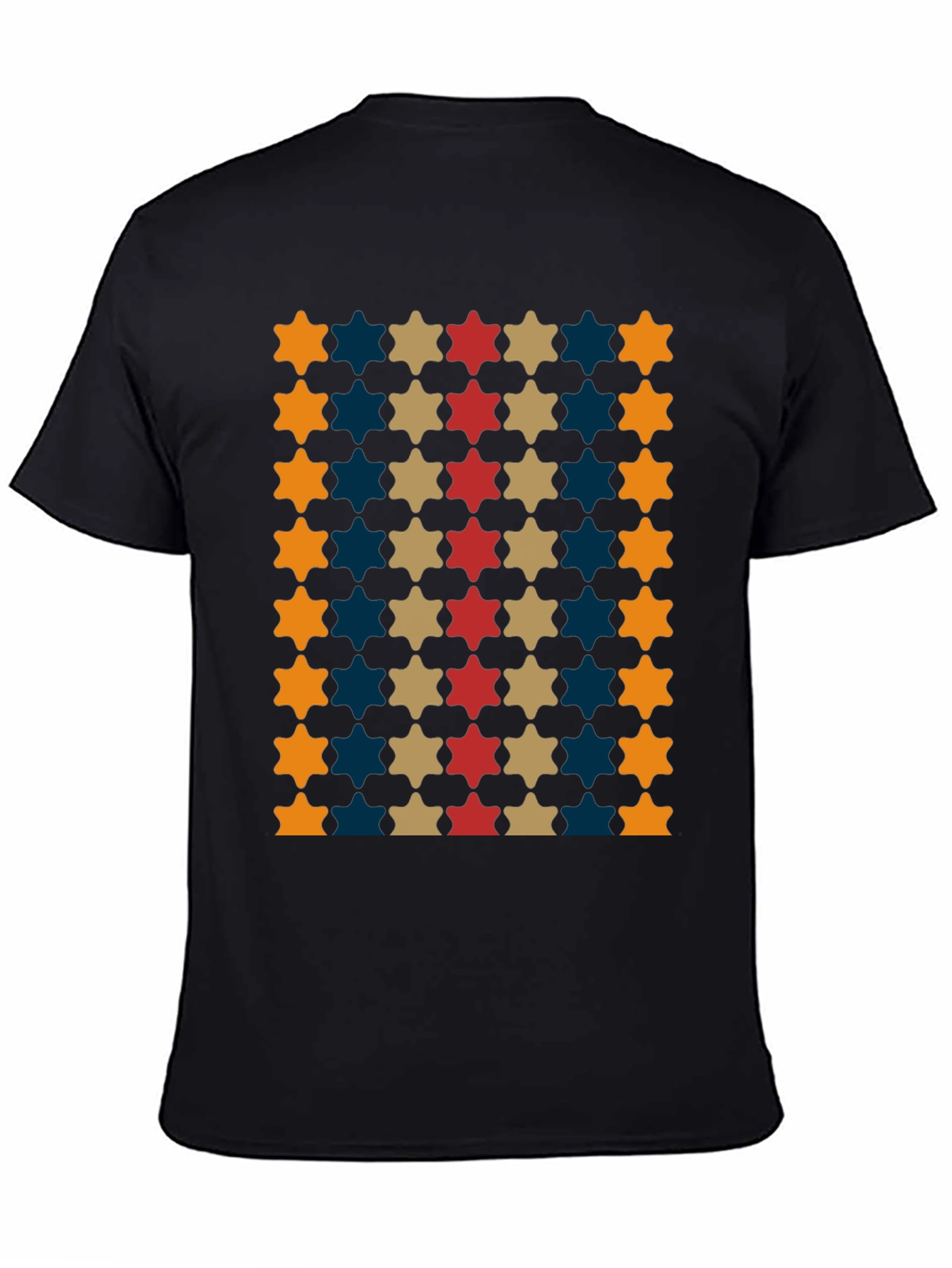 Patterned Star T-Shirt