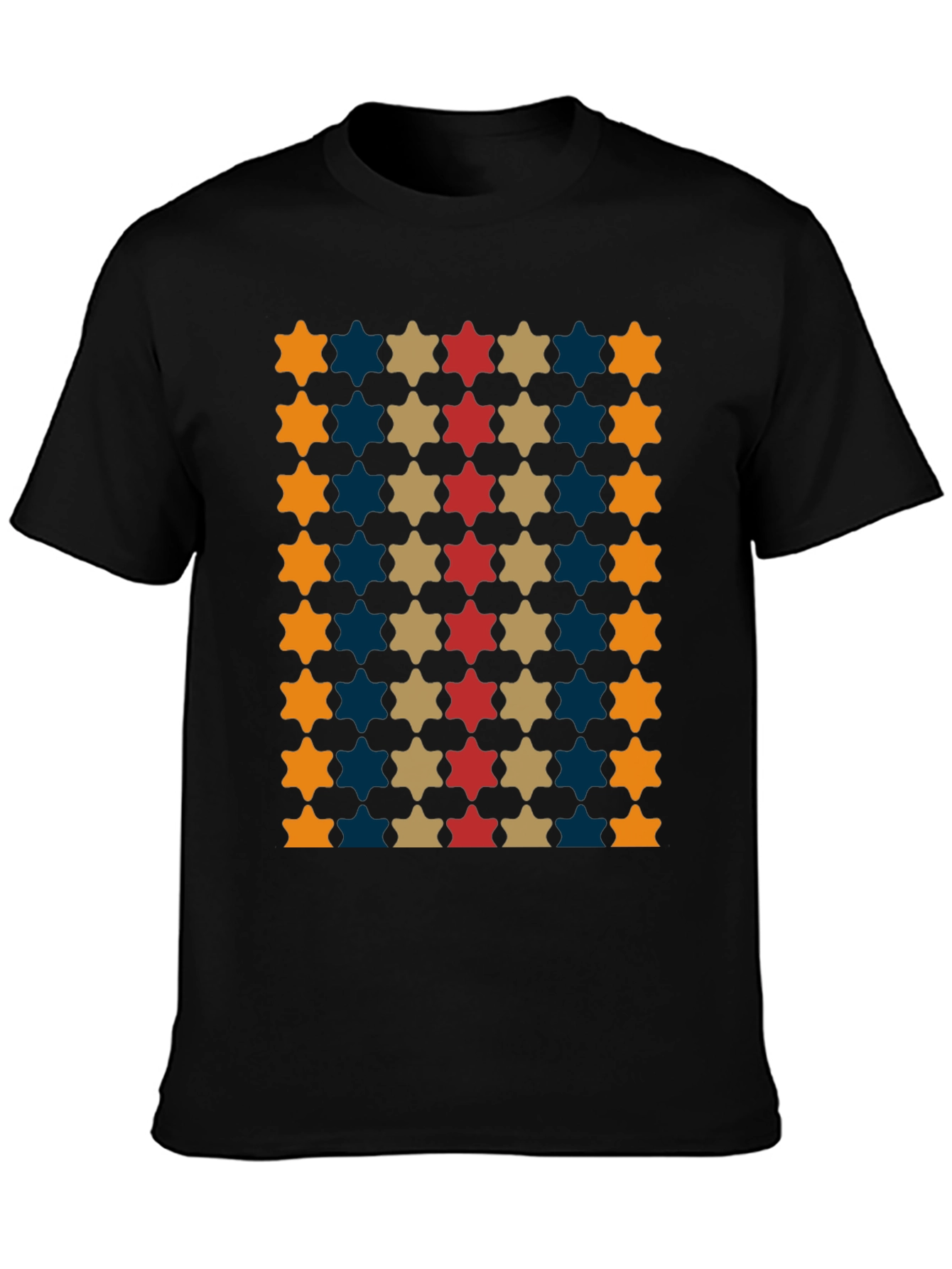 Patterned Star T-Shirt
