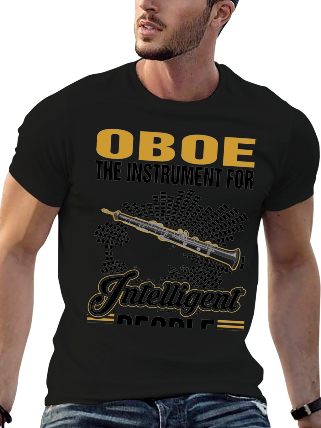 Oboe Instrument T-Shirt - Intelligent People
