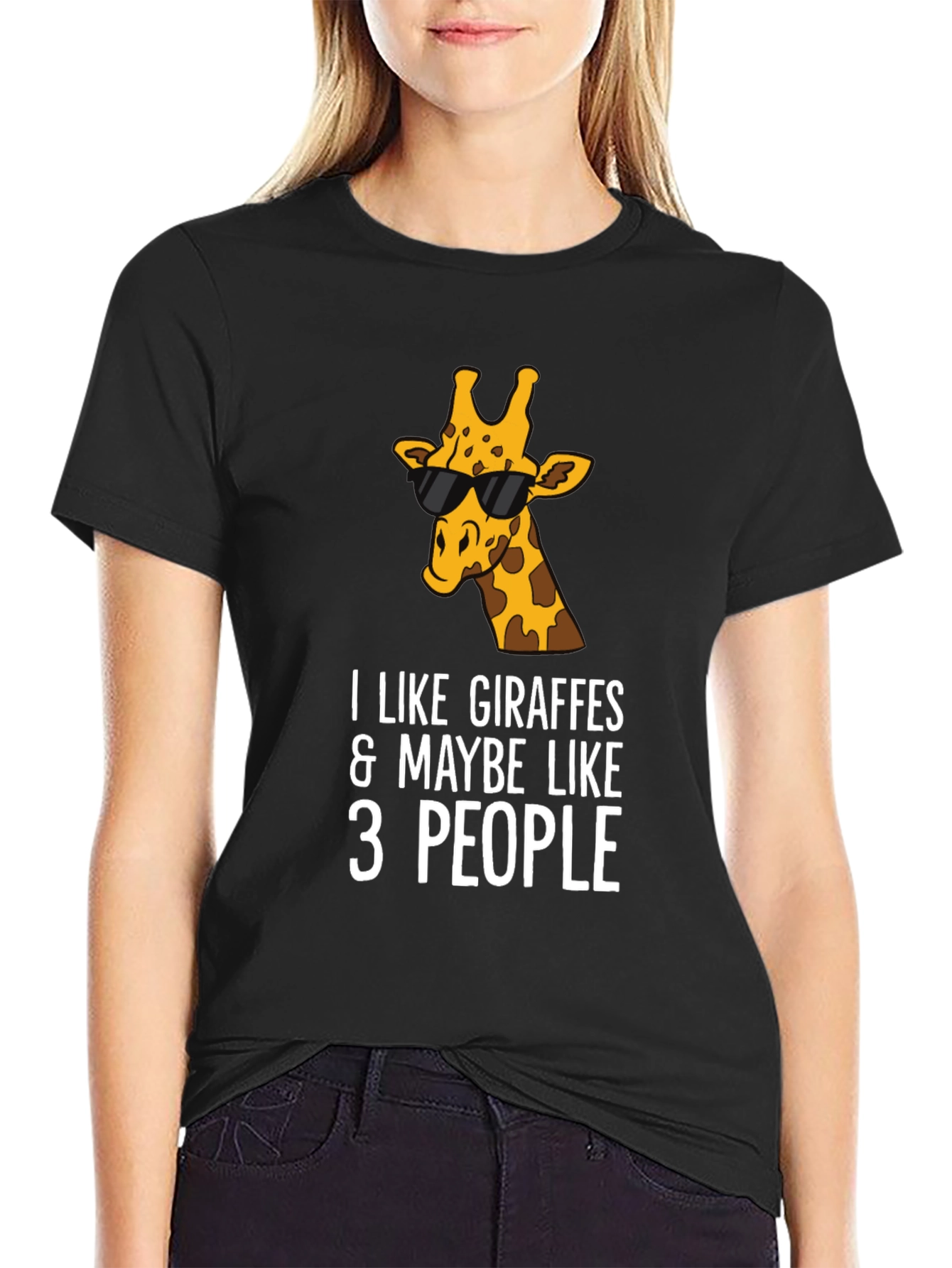 Giraffe Lover Tee: I Like Giraffes & Maybe Like 3 People T-Shirt