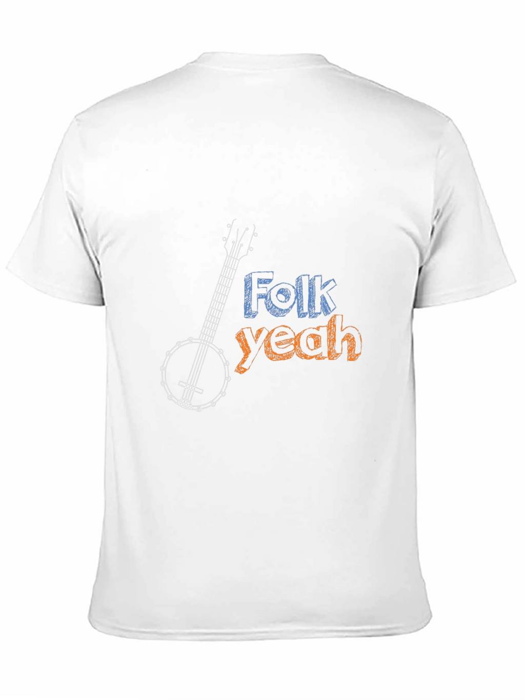 Folk Yeah Banjo Graphic Tee - Musical Comfort