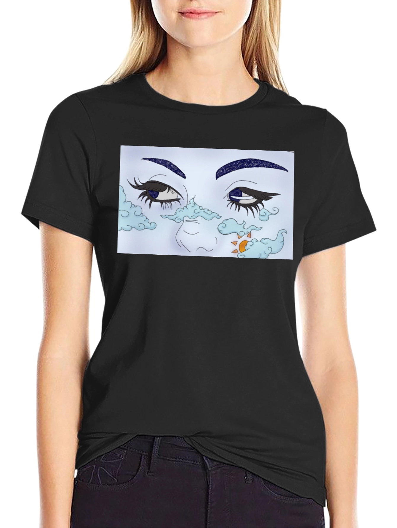 Dreamy Eye Graphic T-Shirt - Unisex Cotton Tee