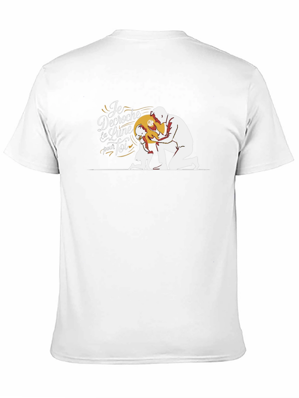 Dad & Daughter Moon Graphic T-Shirt