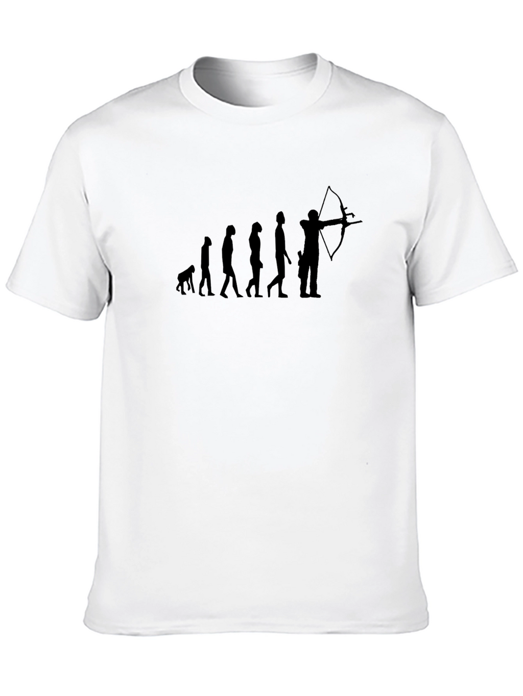 Evolution of Archery Black T-Shirt