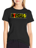 Universal Animal Graphic T-Shirt - Black
