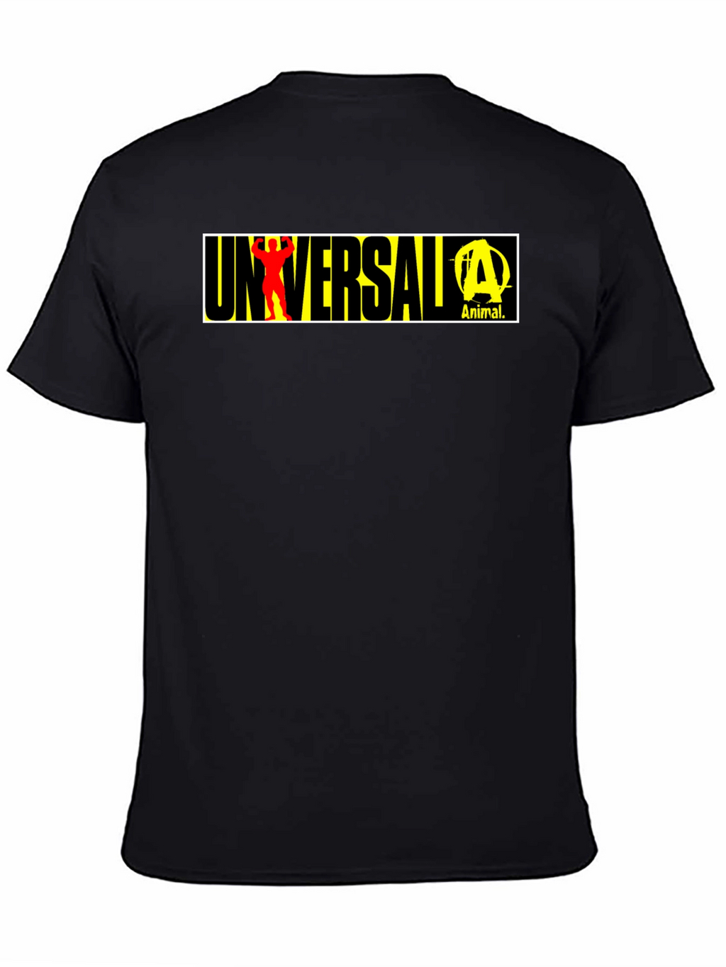 Universal Animal Graphic T-Shirt - Black