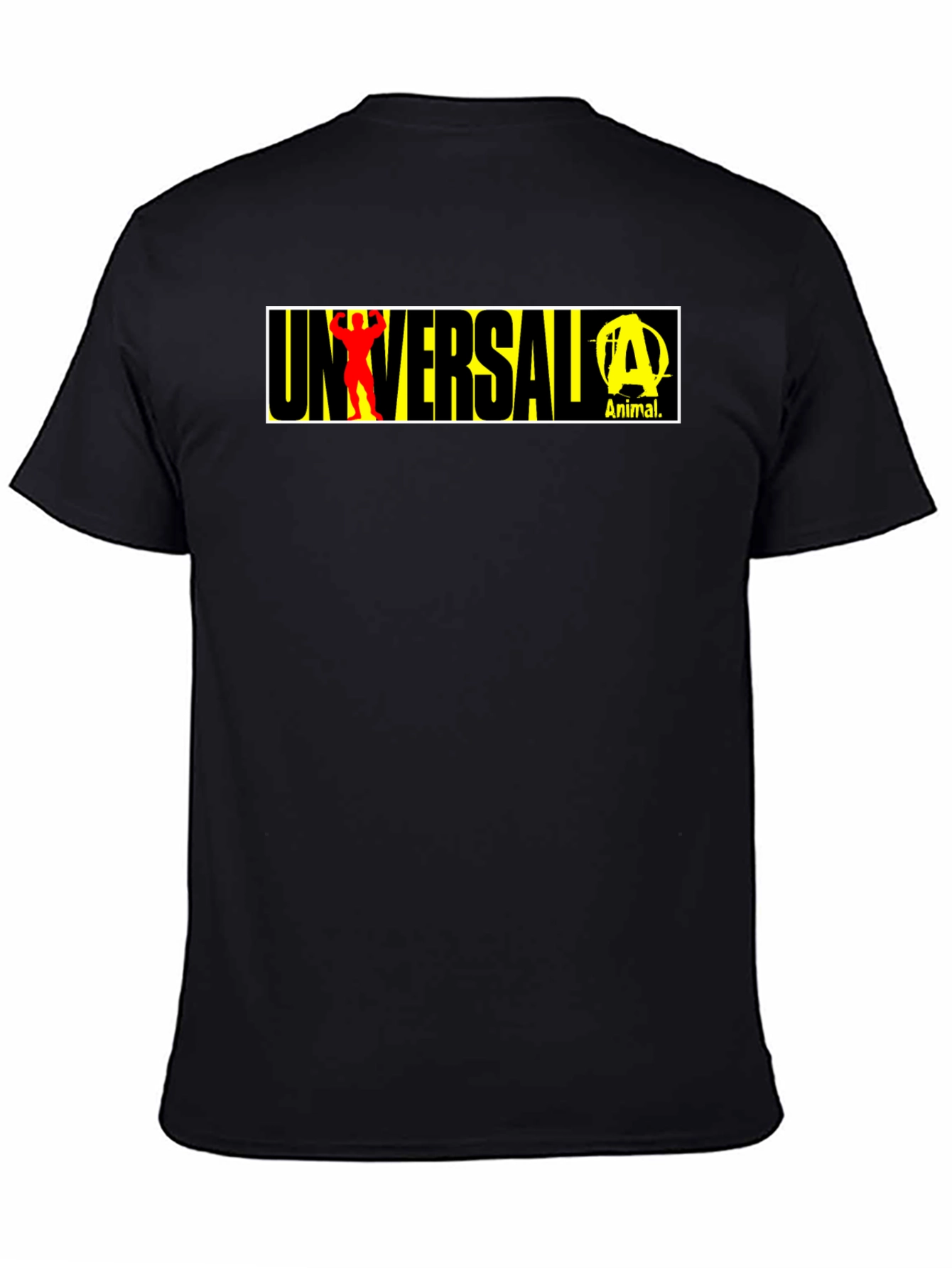 Universal Animal Graphic T-Shirt - Black