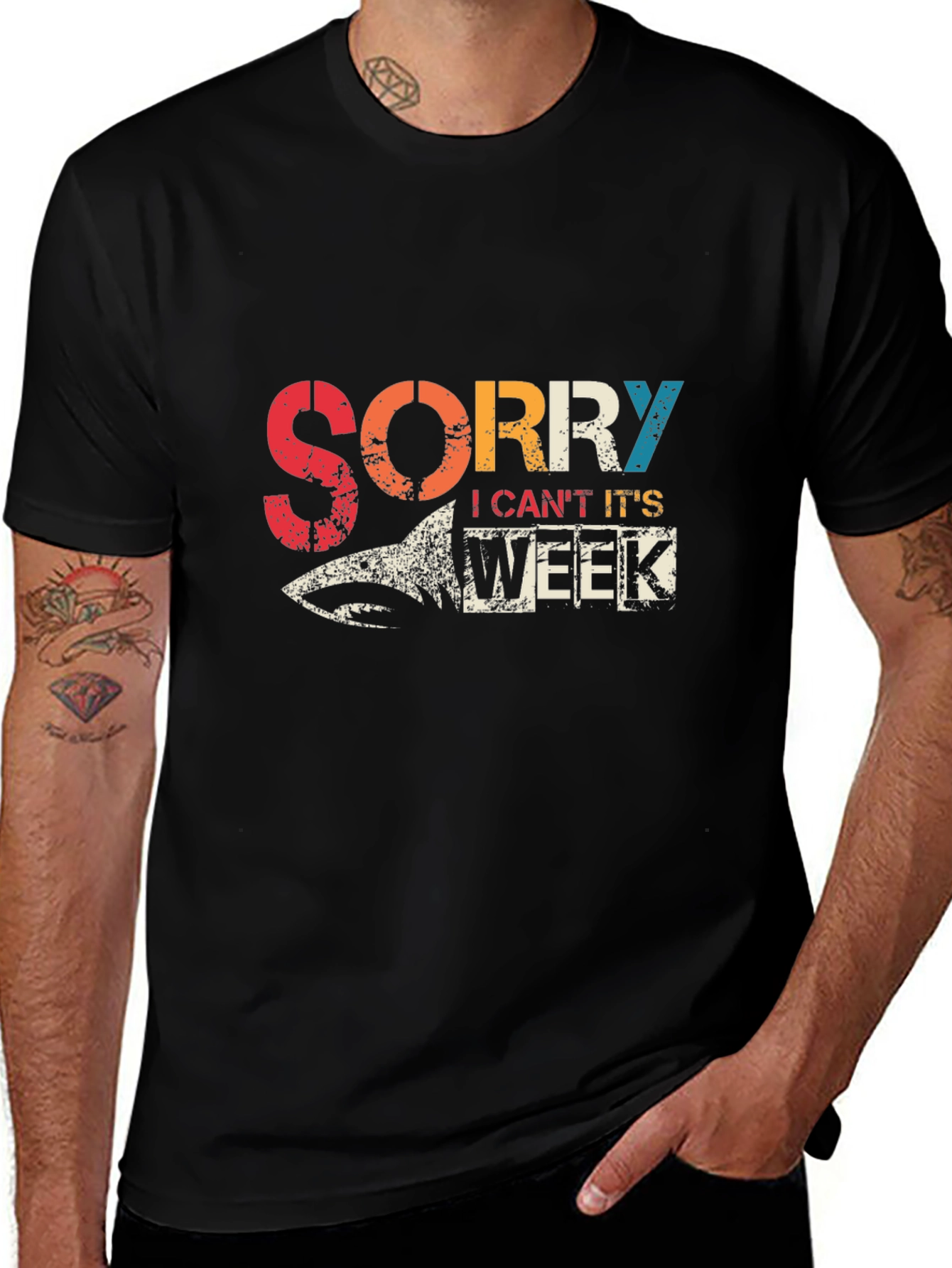 Sorry Its Shark Week T-Shirt - Stylish Graphic Tee