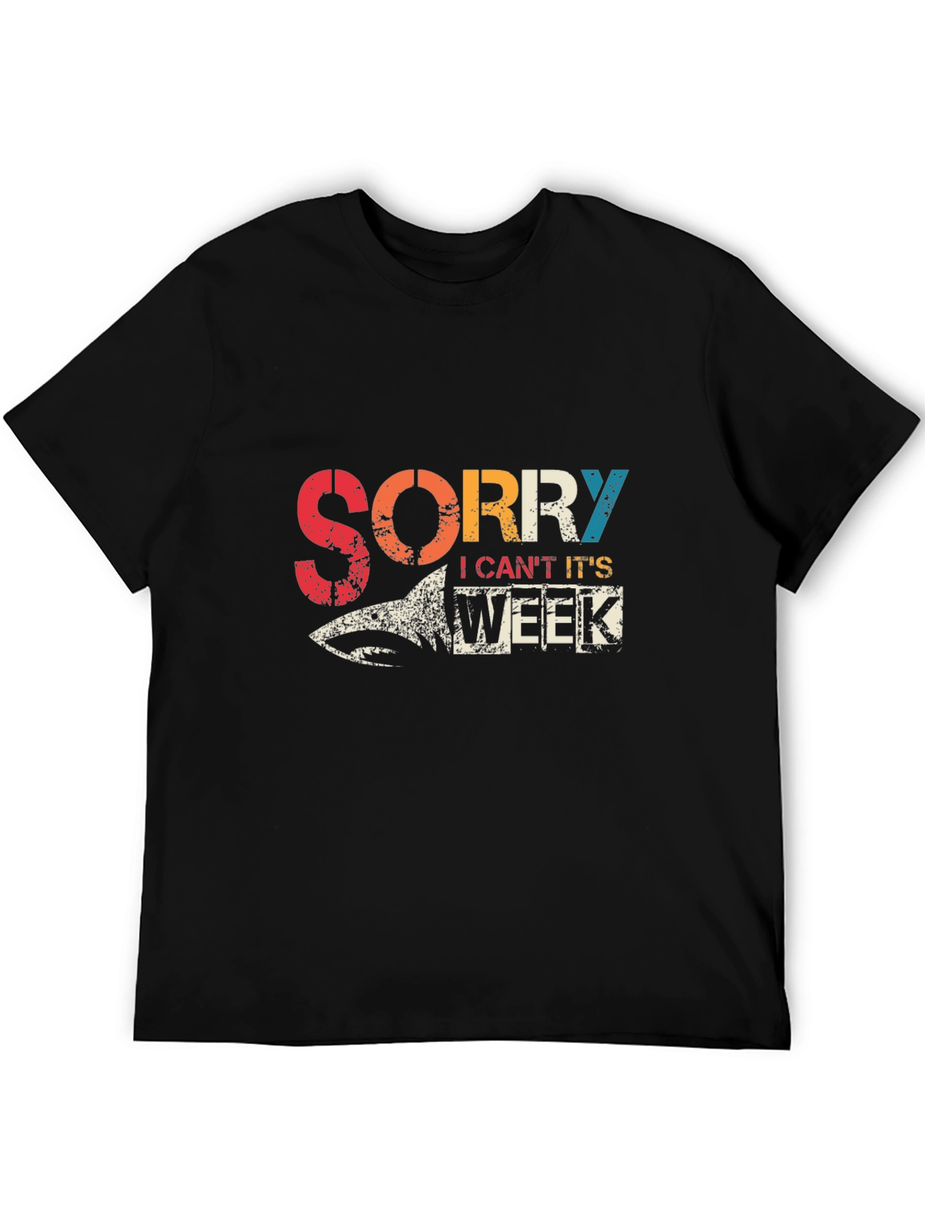 Sorry Its Shark Week T-Shirt - Stylish Graphic Tee