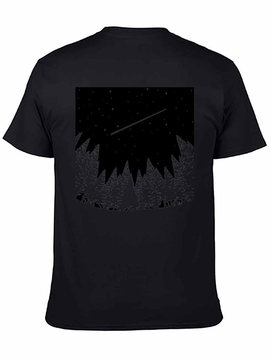 Mystic Forest Black T-Shirt