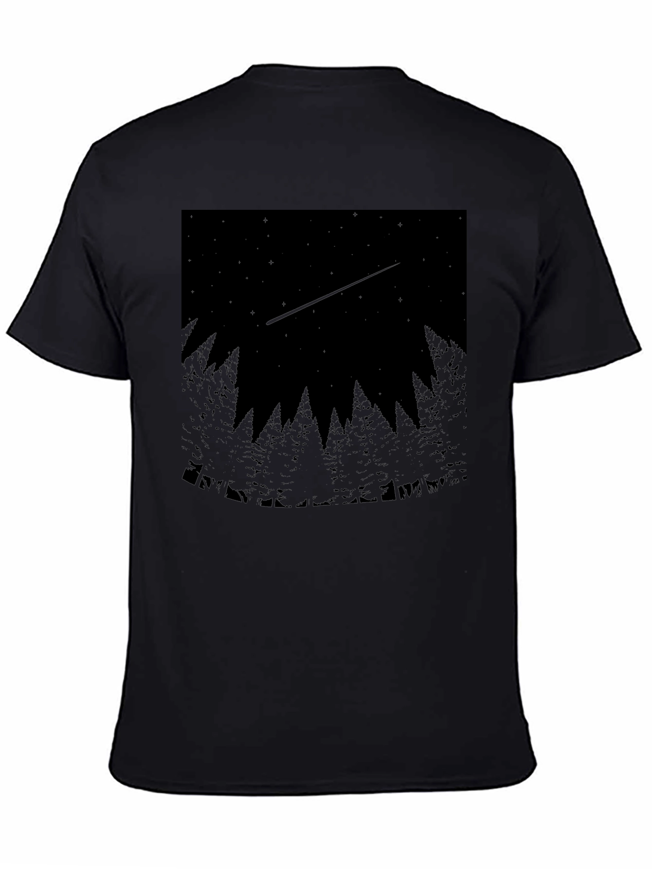 Mystic Forest Black T-Shirt