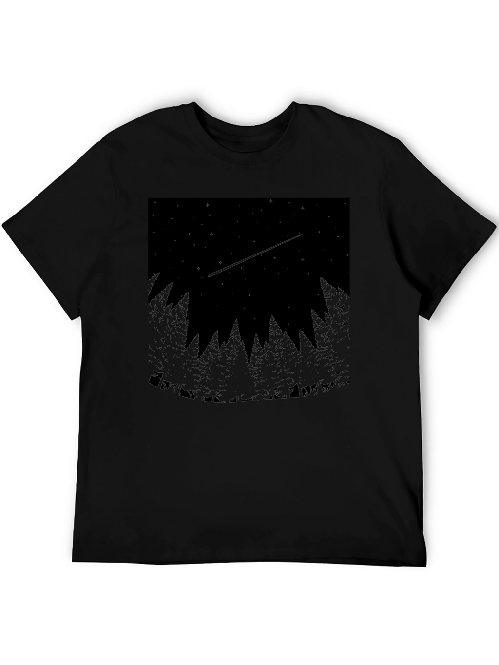 Mystic Forest Black T-Shirt