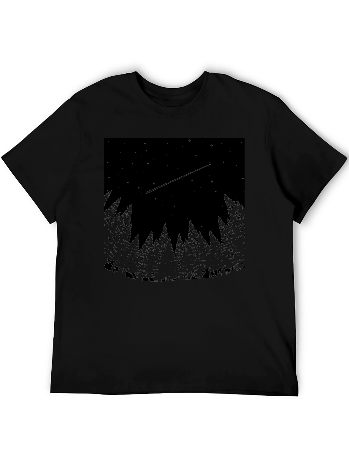 Mystic Forest Black T-Shirt