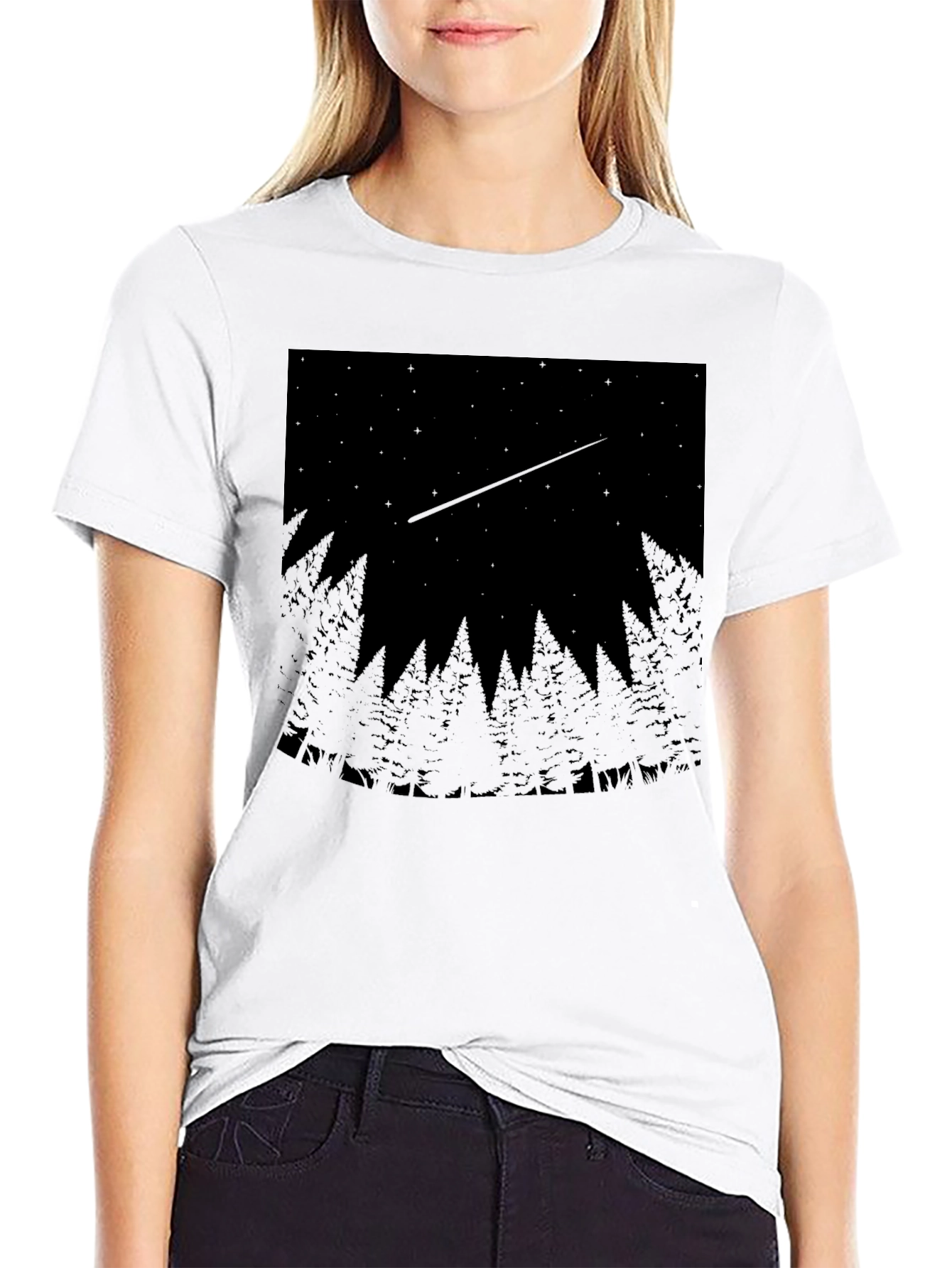 Mystic Forest Black T-Shirt
