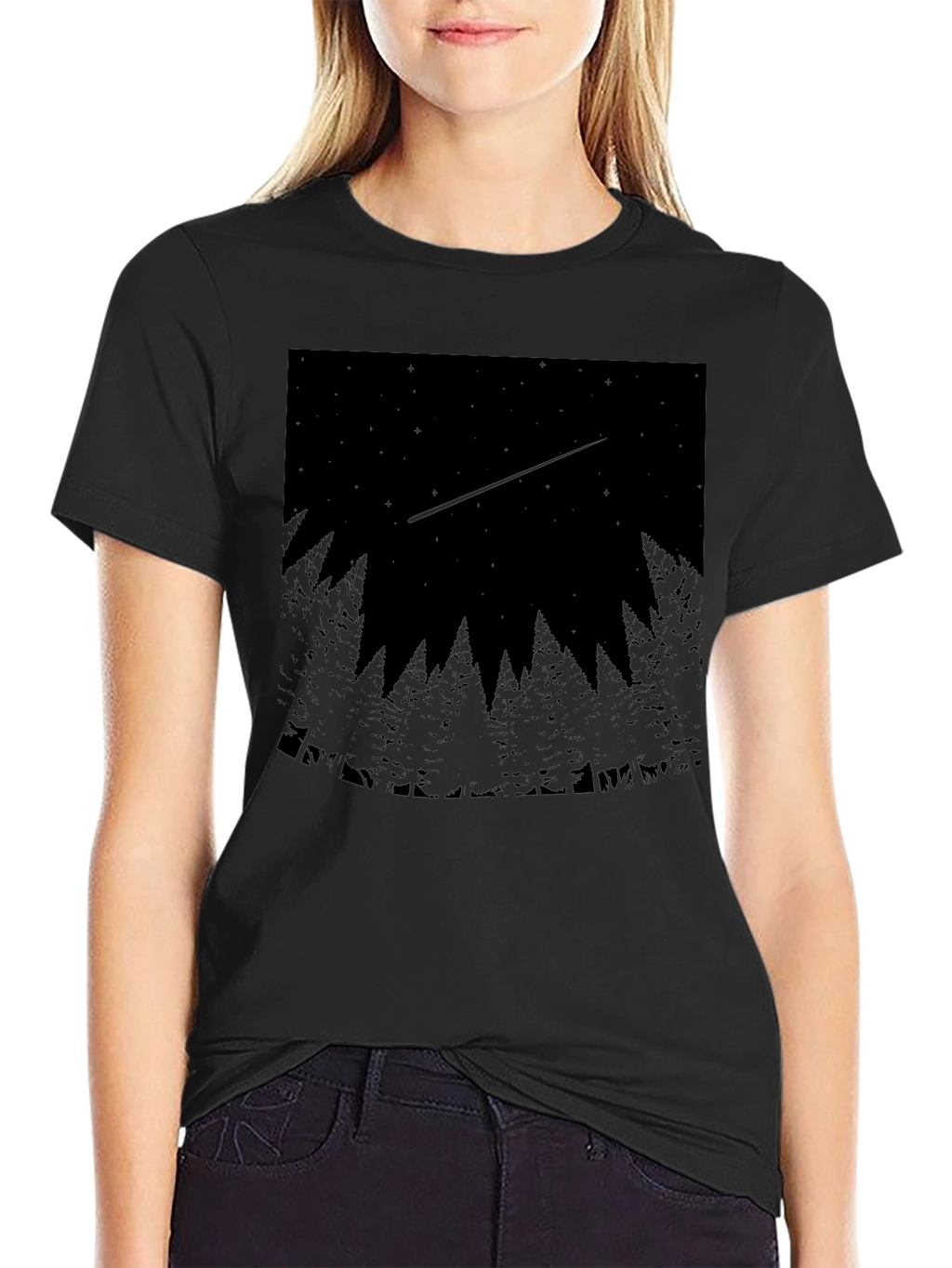 Mystic Forest Black T-Shirt