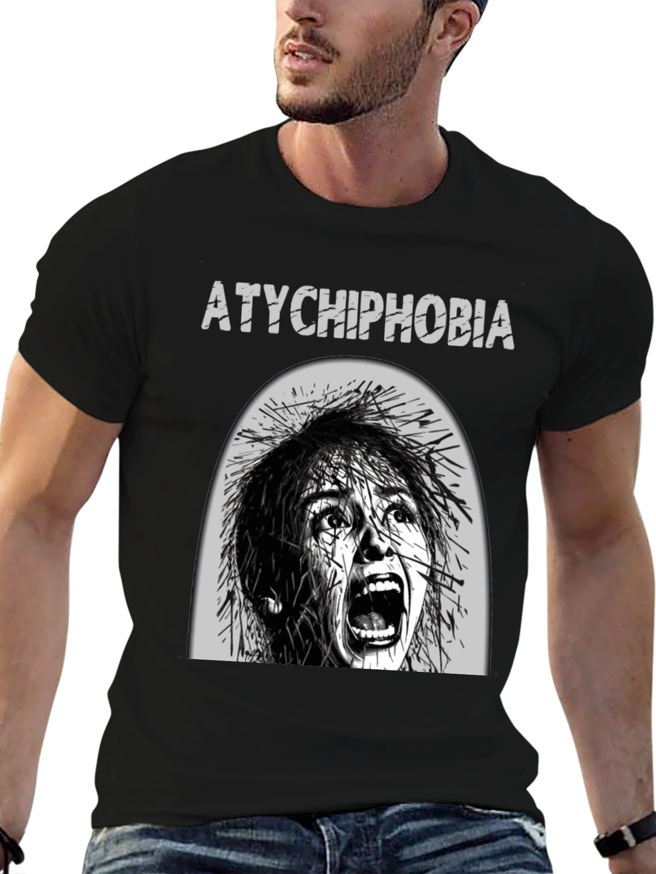 Atychiphobia Fear of Failure Graphic Tee
