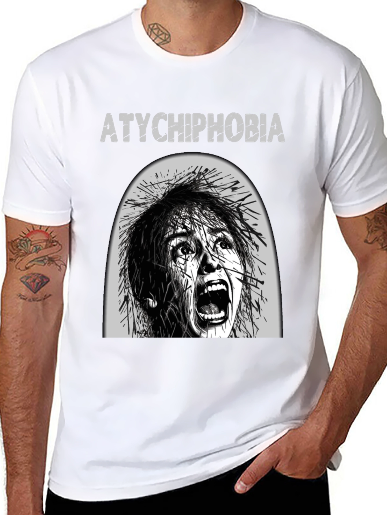 Atychiphobia Fear of Failure Graphic Tee