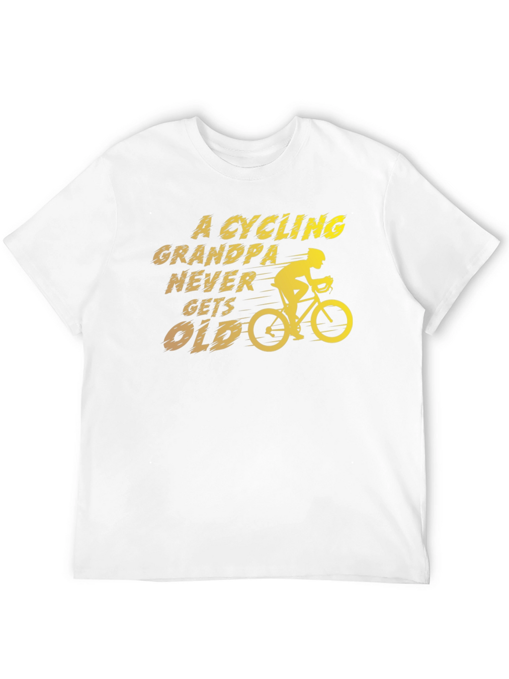 Cycling Grandpa T-Shirt - Never Gets Old
