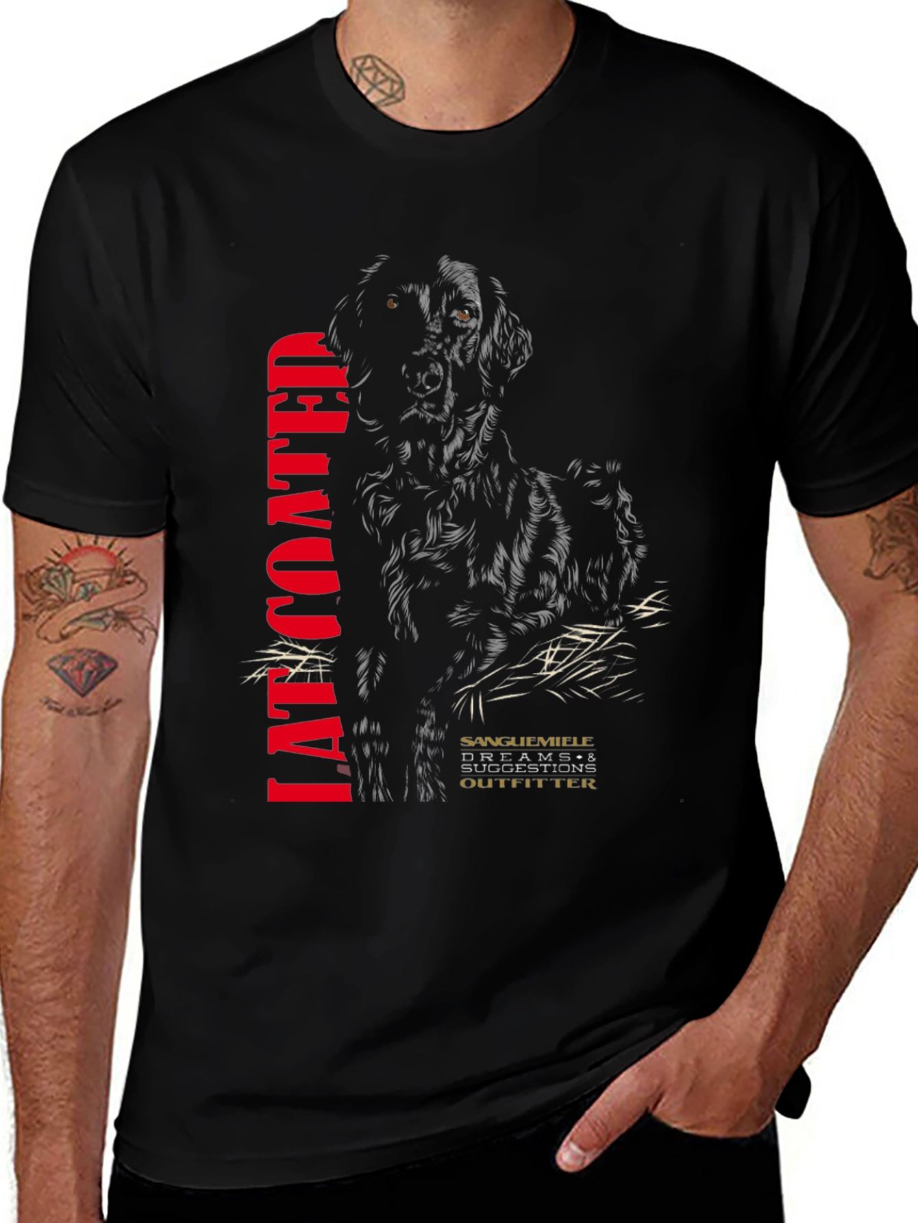 Flat-Coated Retriever T-Shirt - Dog Lover Tee