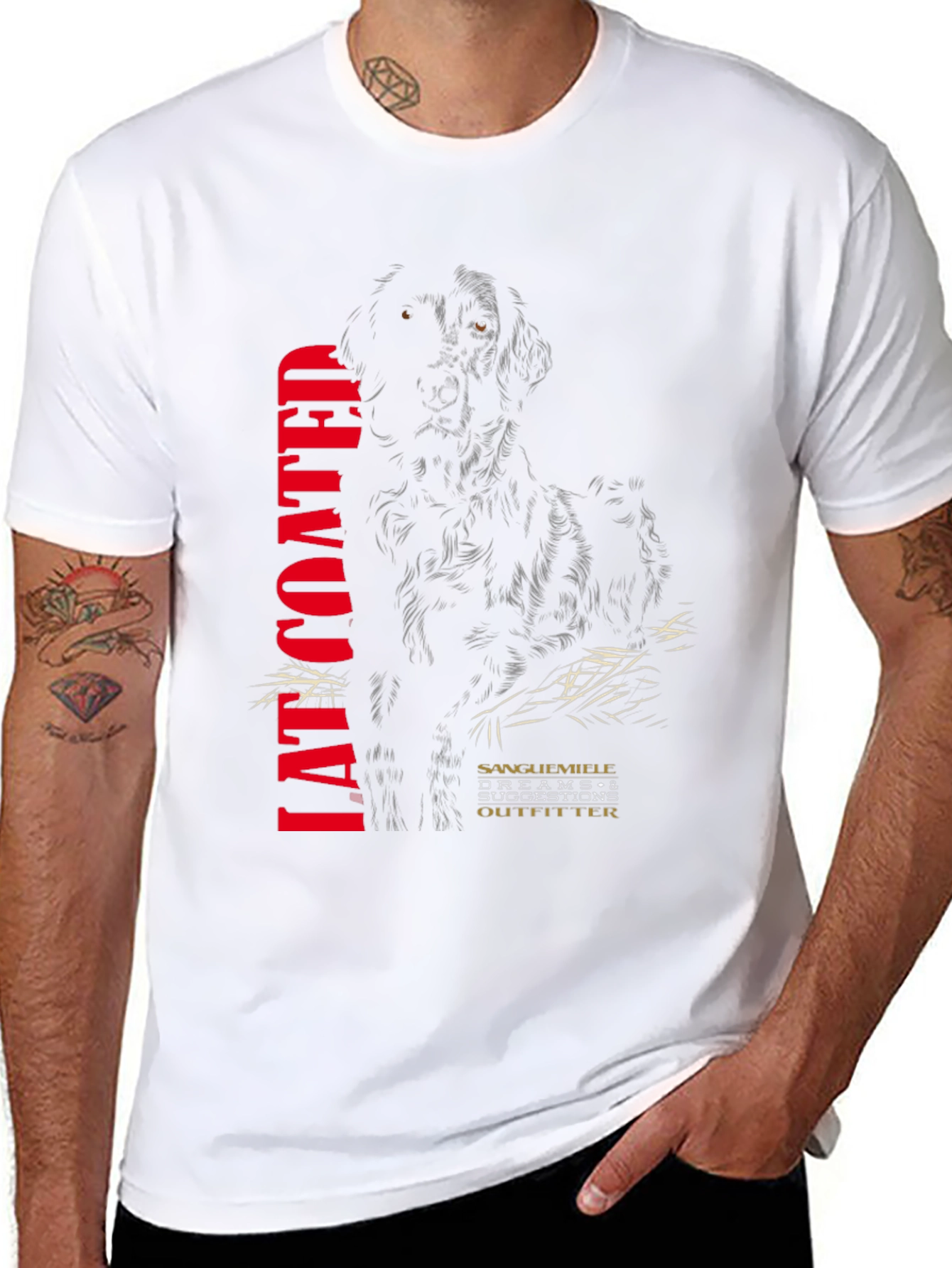 Flat-Coated Retriever T-Shirt - Dog Lover Tee